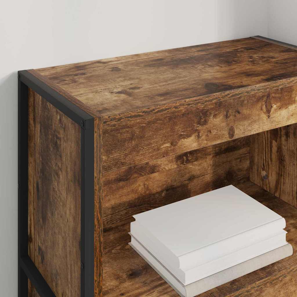 Bokskap Røyk Eik 60 x 30 x 121 cm Konstruert tre