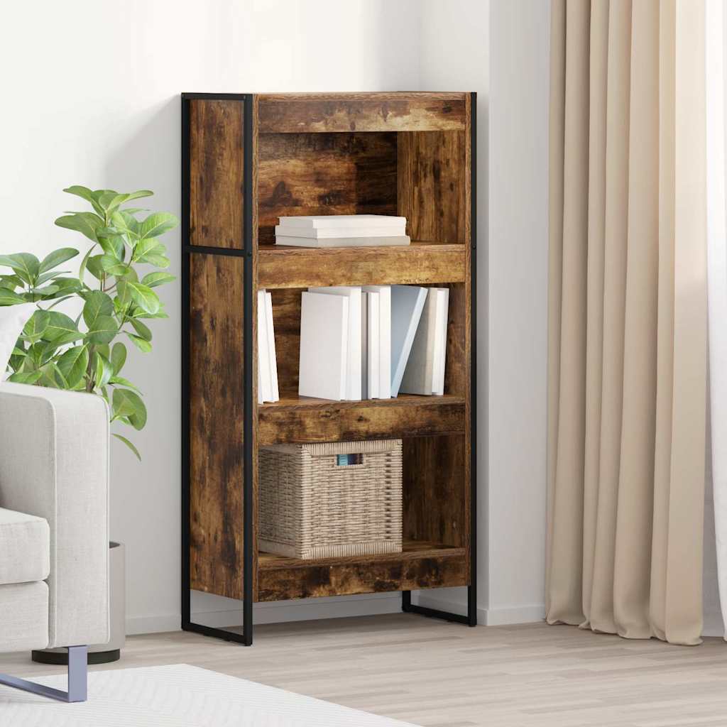 Bokskap Røyk Eik 60 x 30 x 121 cm Konstruert tre