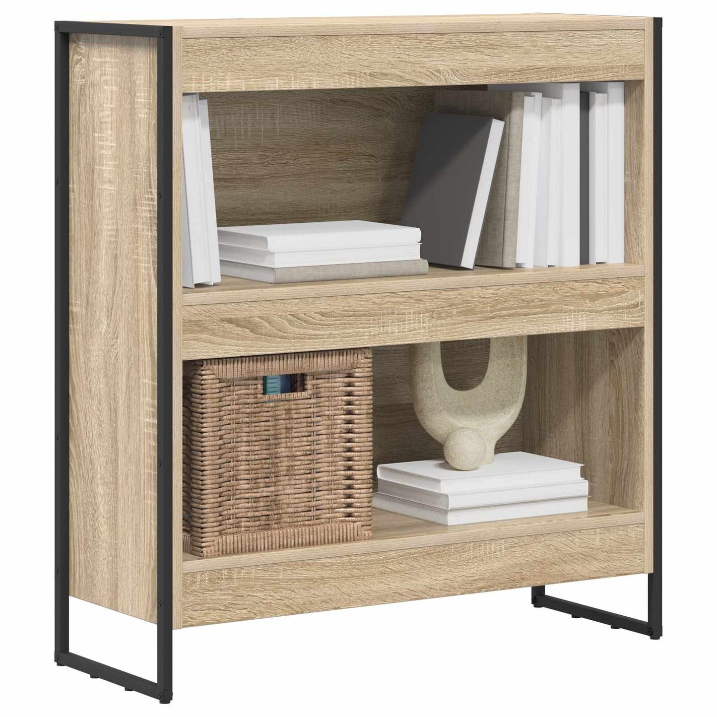 Bokskap Sonoma 80 x 30 x 86,5 cm Konstruert tre