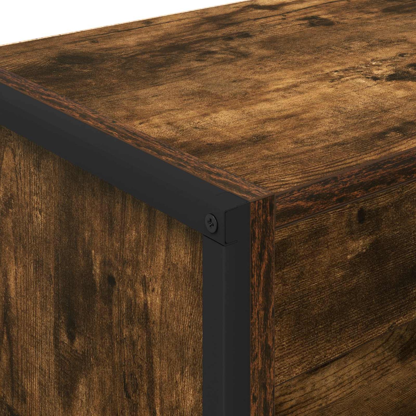Bokskap Røyk Eik 80 x 30 x 86,5 cm Konstruert tre