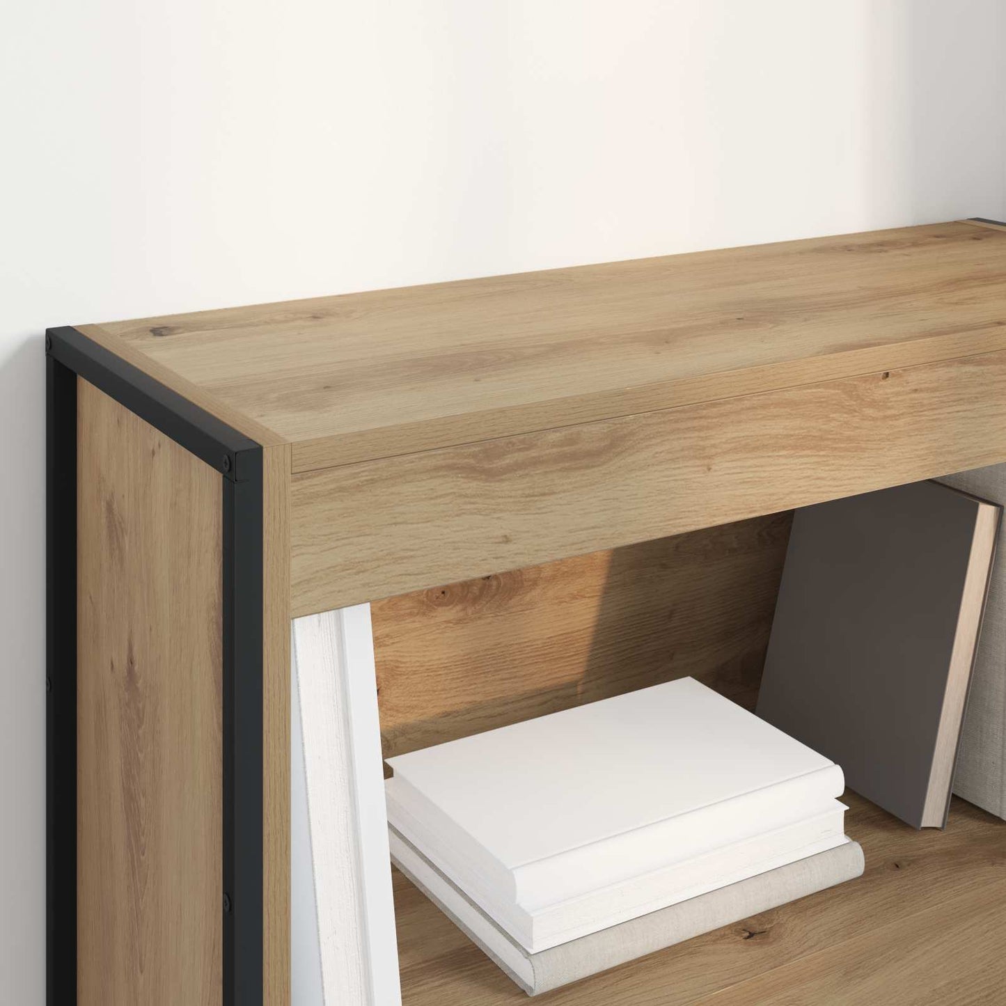 Bokskap Kunstnerisk Eik 80 x 30 x 86,5 cm Konstruert tre
