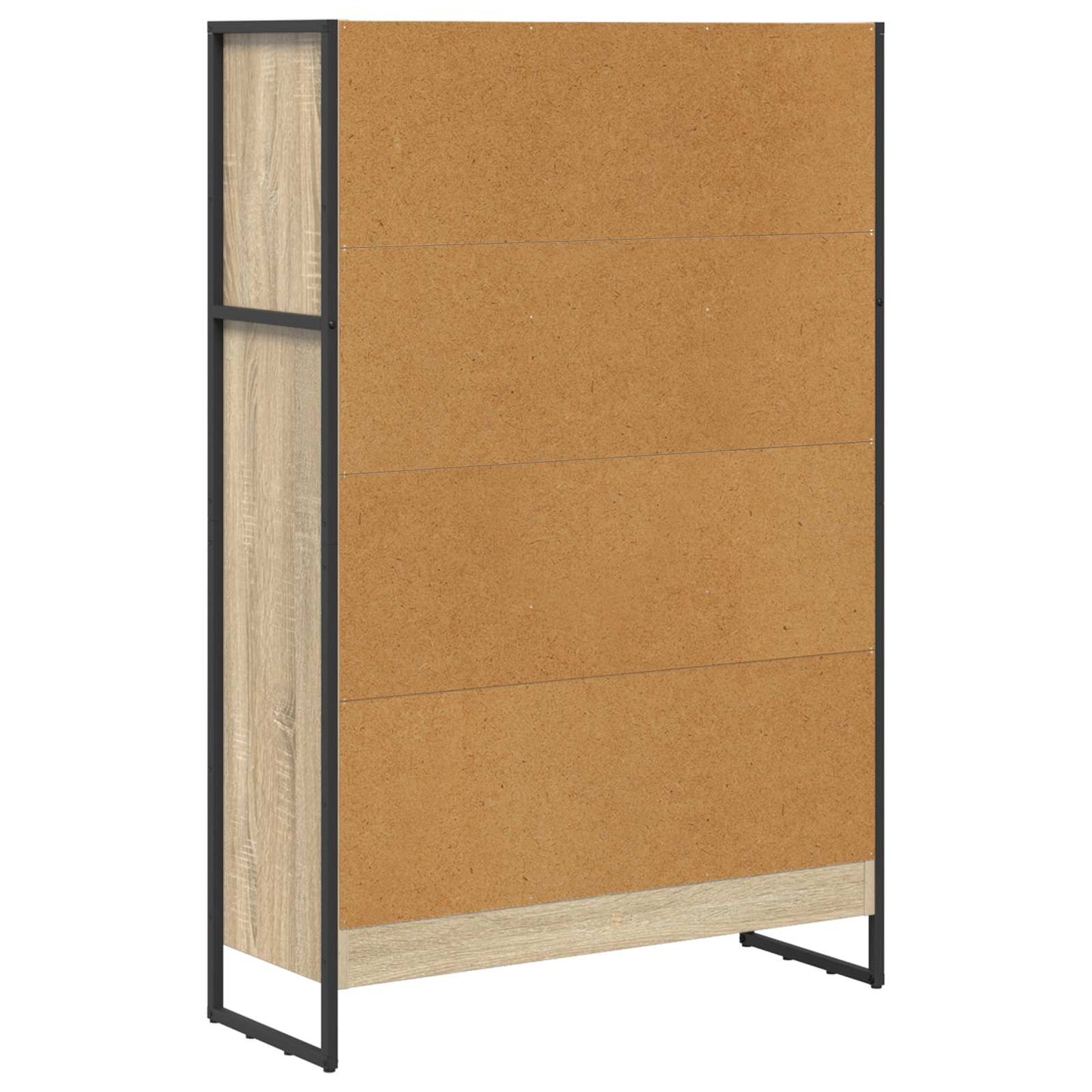Bokskap Sonoma 80 x 30 x 121 cm Konstruert tre