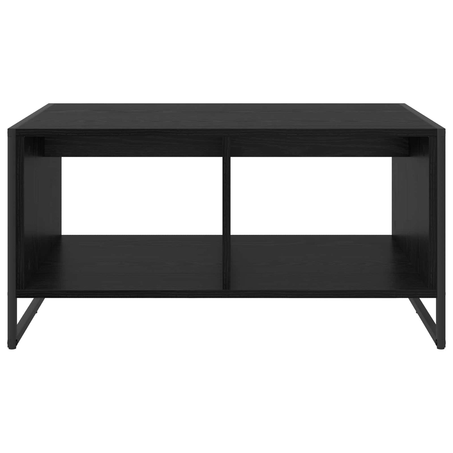 Kaffebord Svart Eik 80 x 50 x 40 cm Konstruert tre