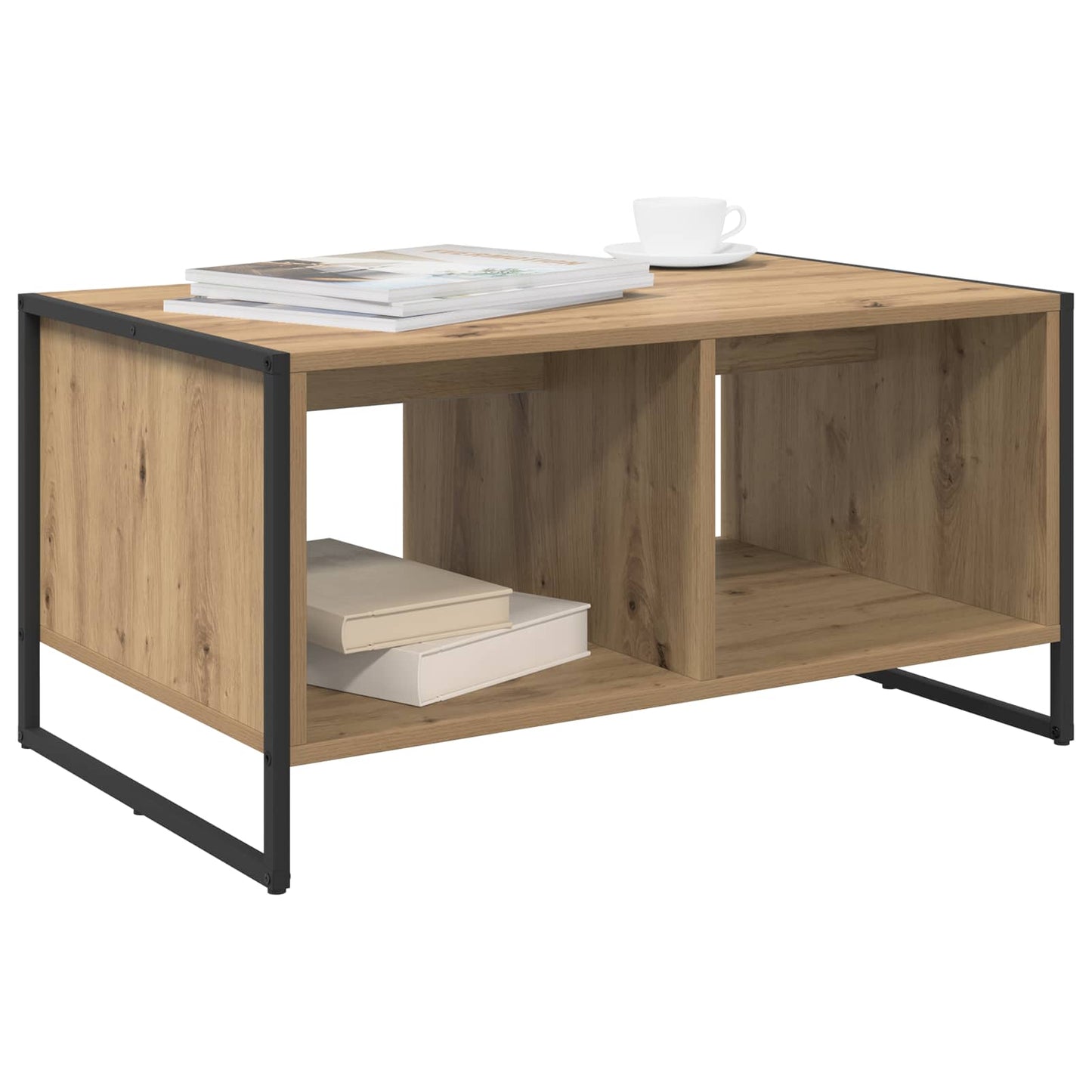 Kaffebord Kunstnerisk Eik 80 x 50 x 40 cm Konstruert tre