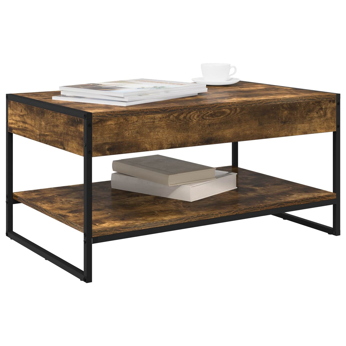 Kaffebord Røyk Eik 80 x 50 x 40 cm Konstruert tre