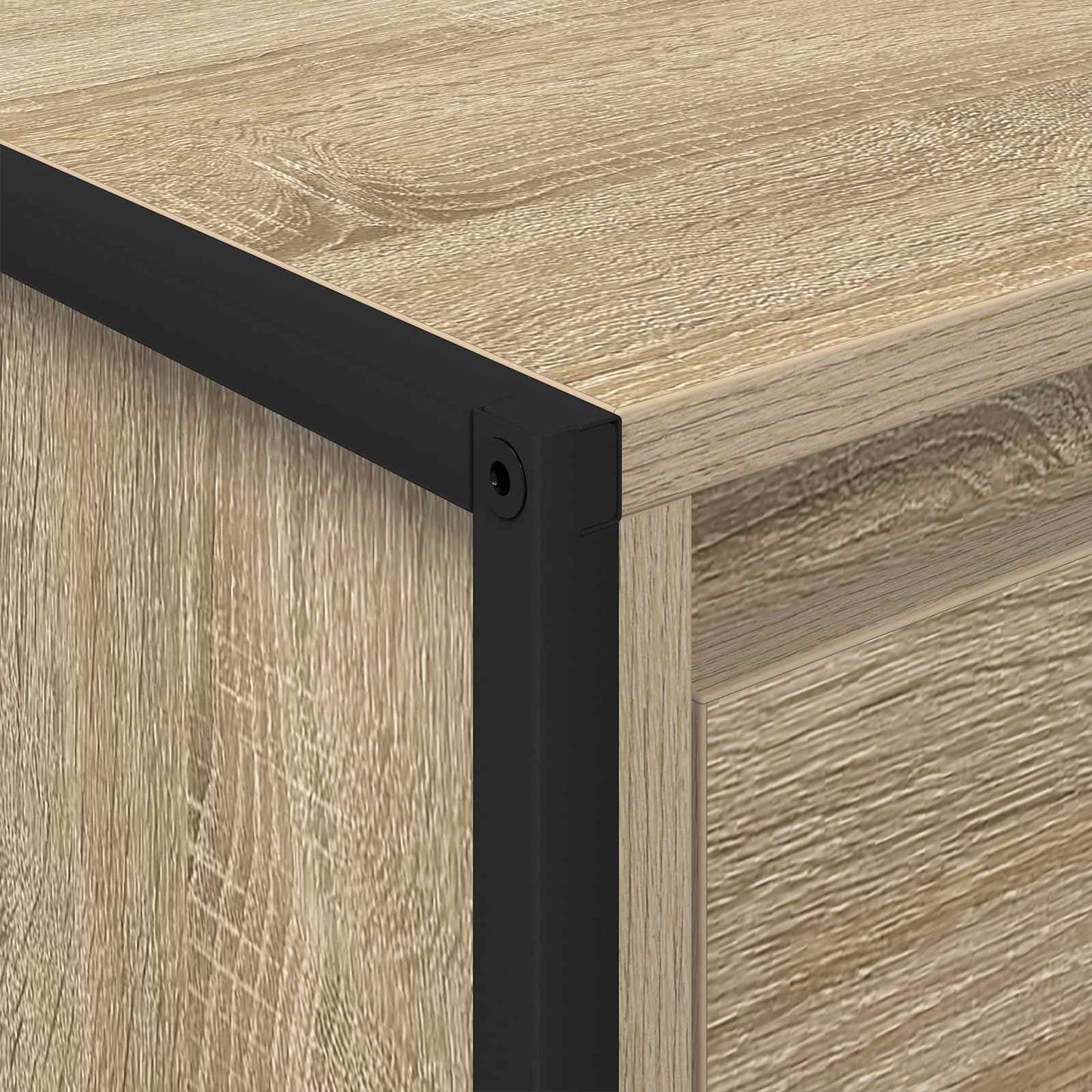 Kaffebord med skuff Sonoma 100 x 46 x 40 cm Konstruert tre