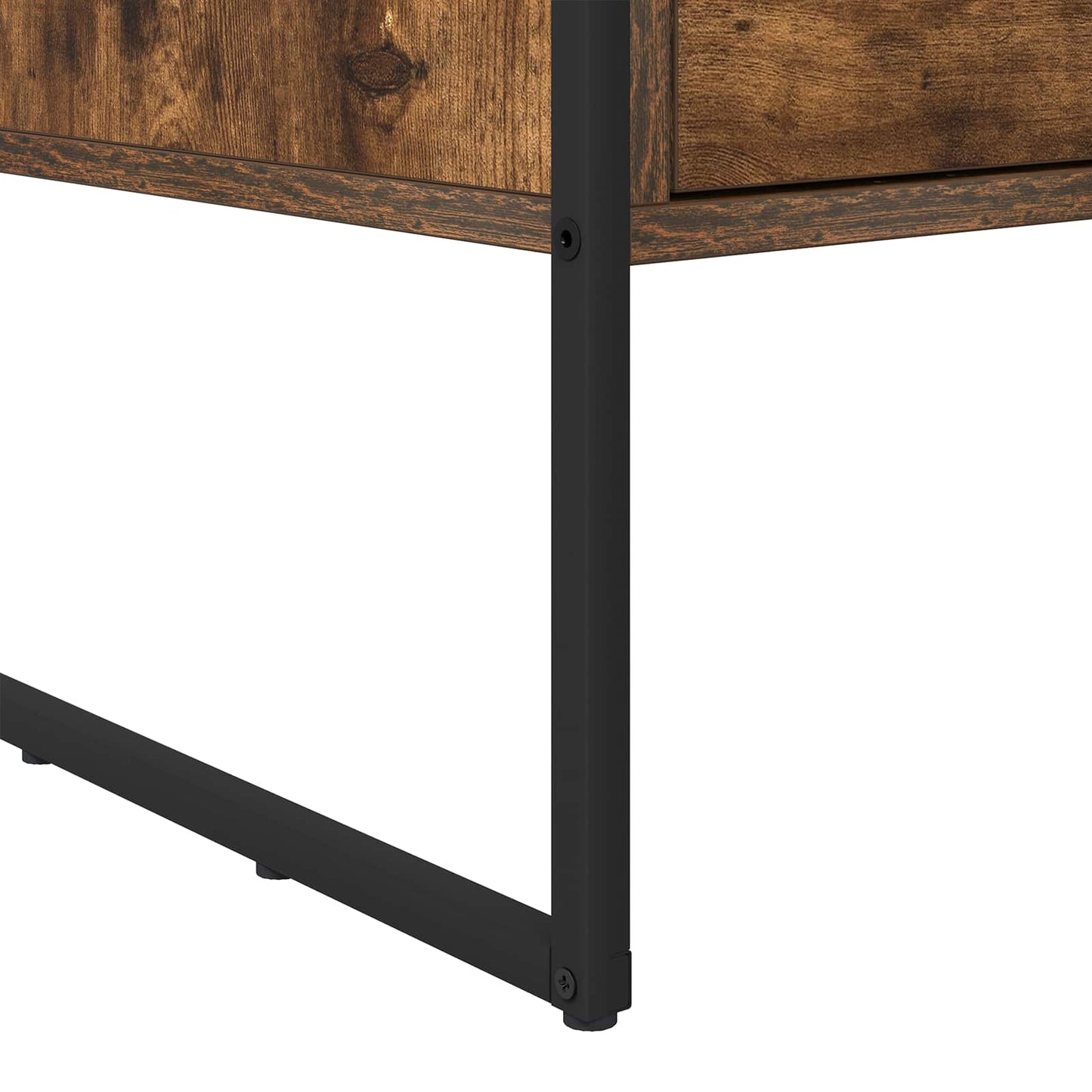 Kaffebord med skuff Røyk Eik 100 x 46 x 40 cm Konstruert tre