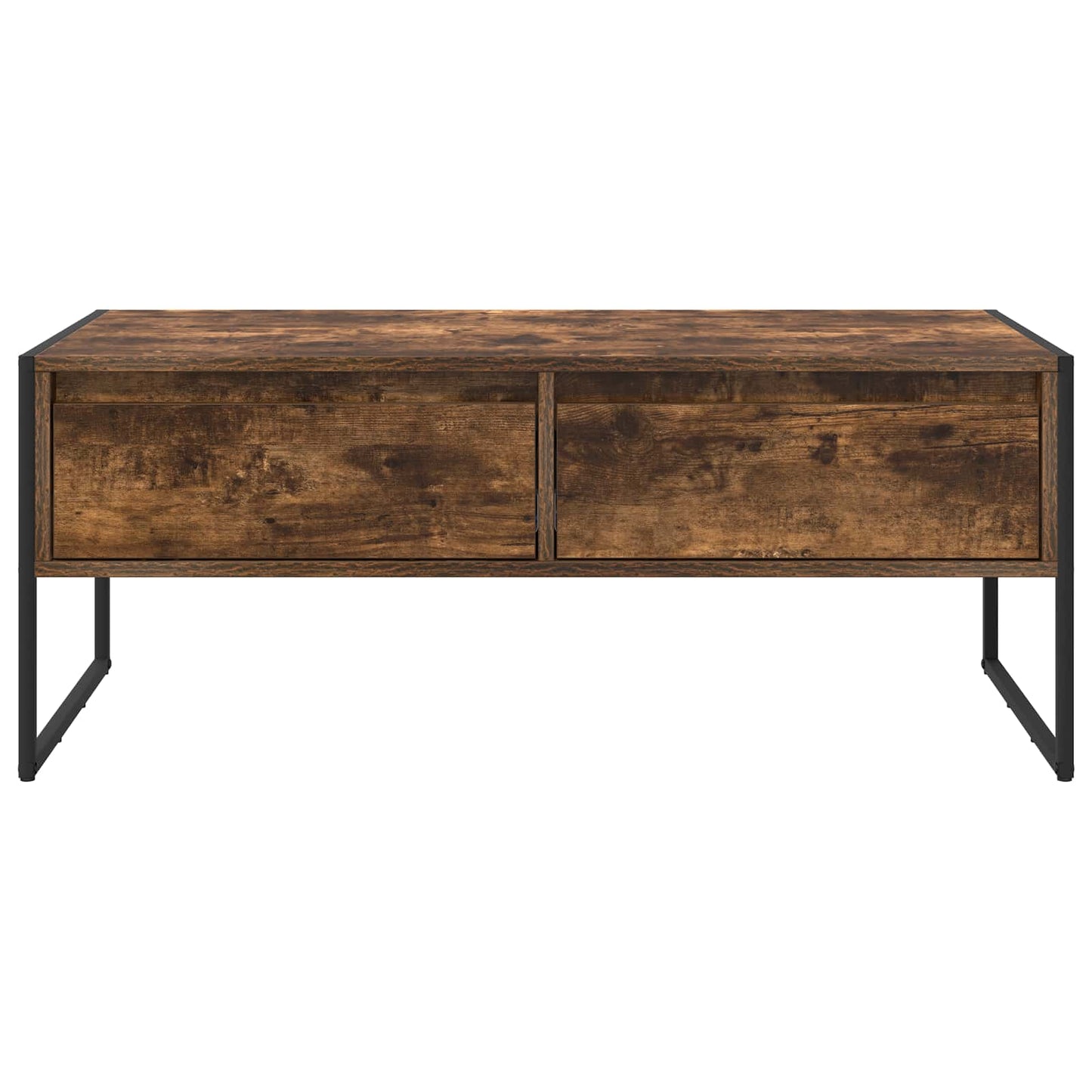 Kaffebord med skuff Røyk Eik 100 x 46 x 40 cm Konstruert tre