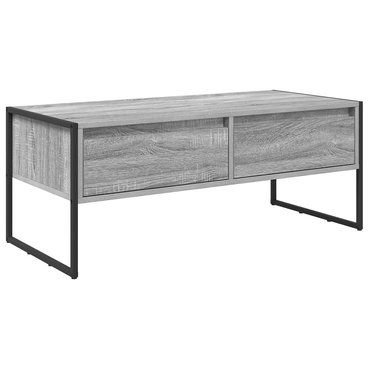 Kaffebord med skuff Grå Sonoma 100 x 46 x 40 cm Konstruert tre