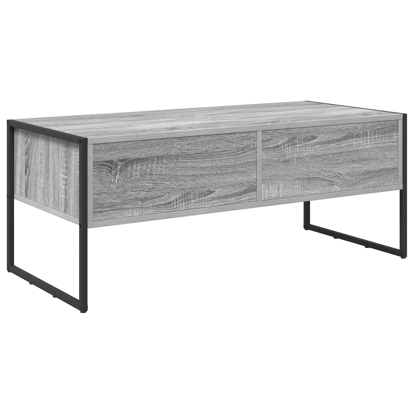 Kaffebord med skuff Grå Sonoma 100 x 46 x 40 cm Konstruert tre