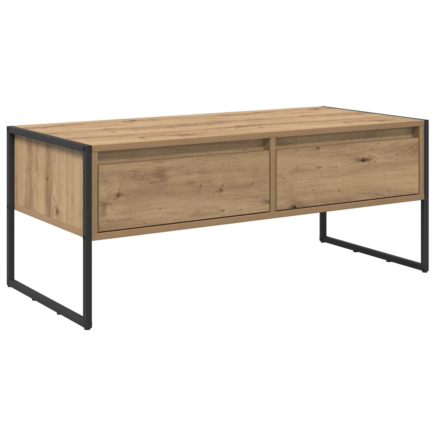Kaffebord Kunstnerisk Eik 100 x 46 x 40 cm Konstruert tre
