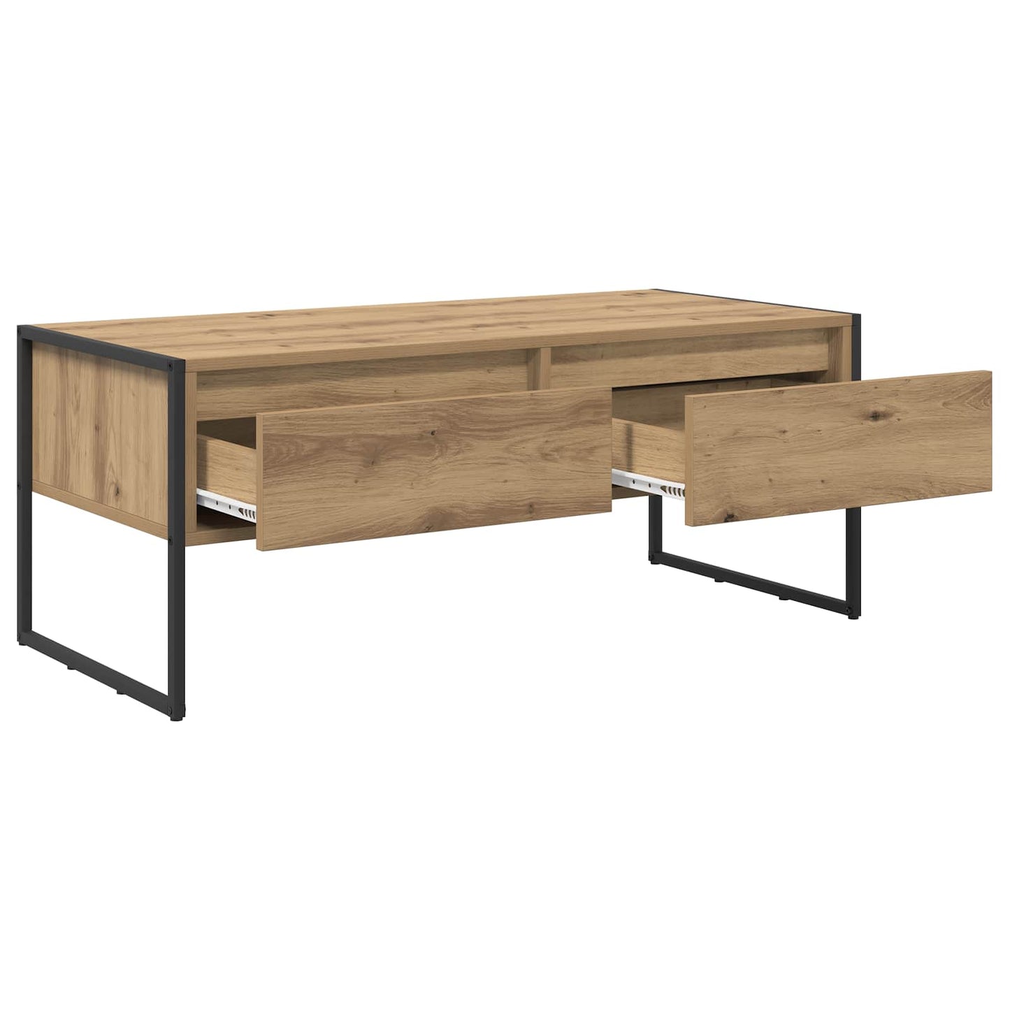 Kaffebord Kunstnerisk Eik 100 x 46 x 40 cm Konstruert tre