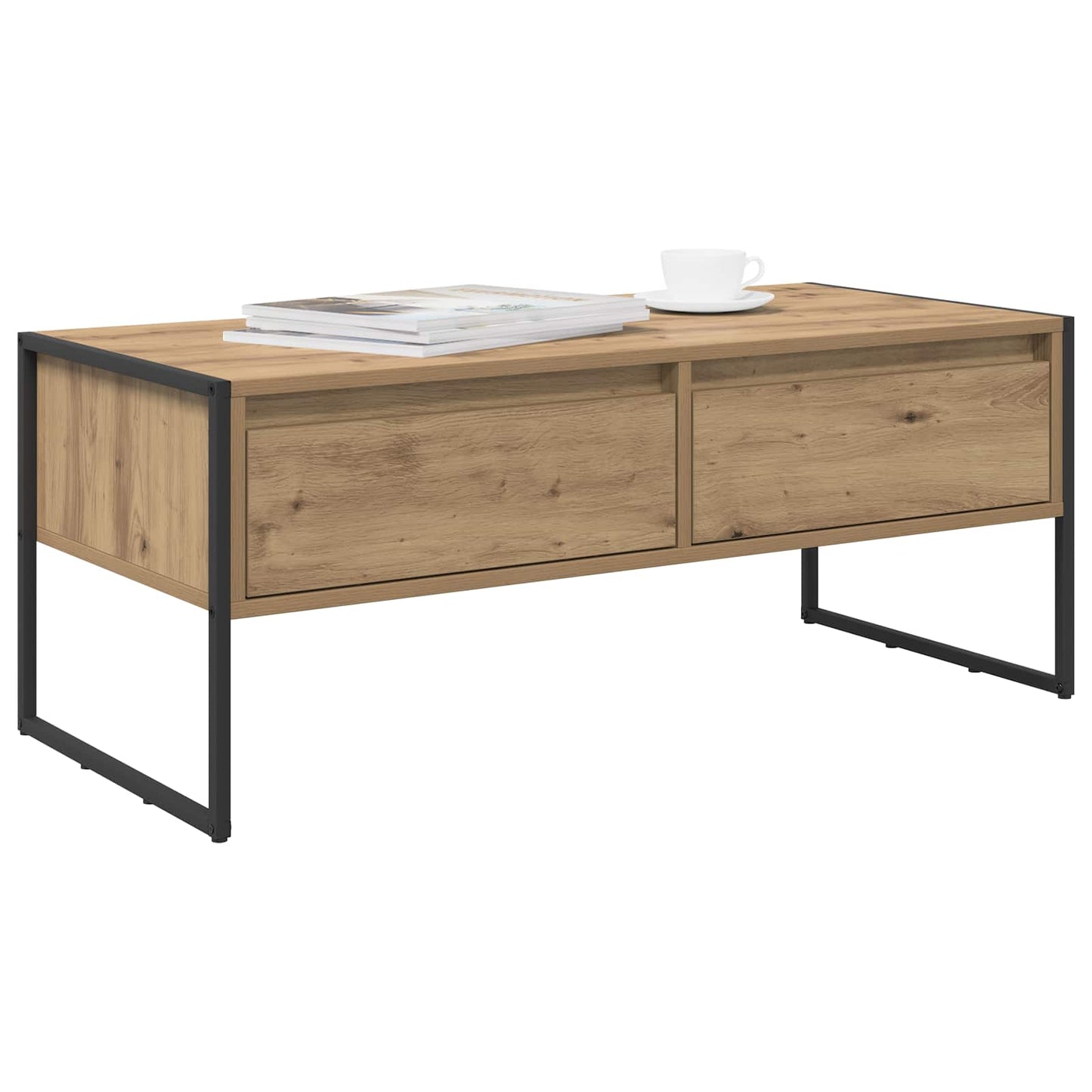 Kaffebord Kunstnerisk Eik 100 x 46 x 40 cm Konstruert tre