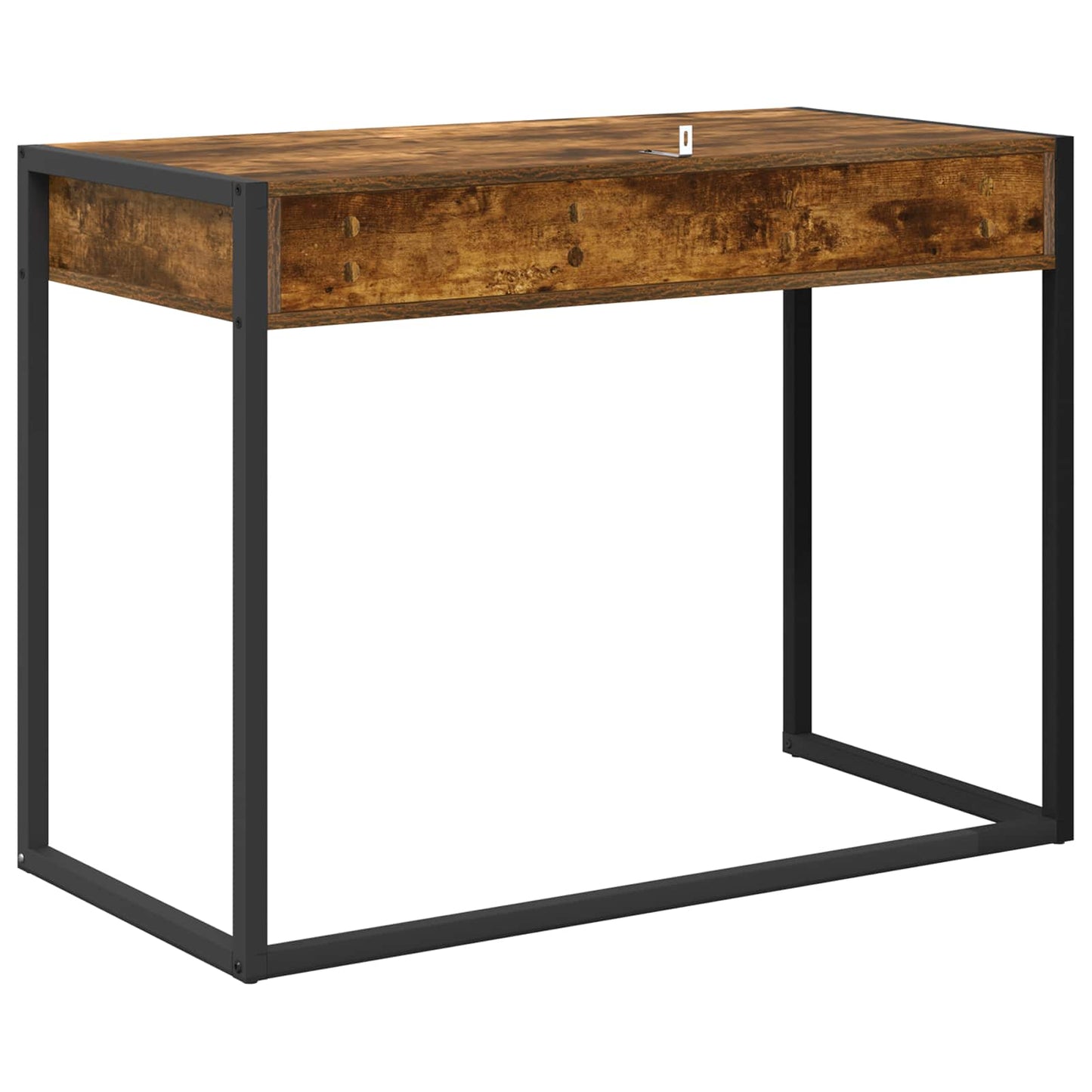 Skrivebord med lagring Røyk Eik 100 x 50 x 75 cm Konstruert tre