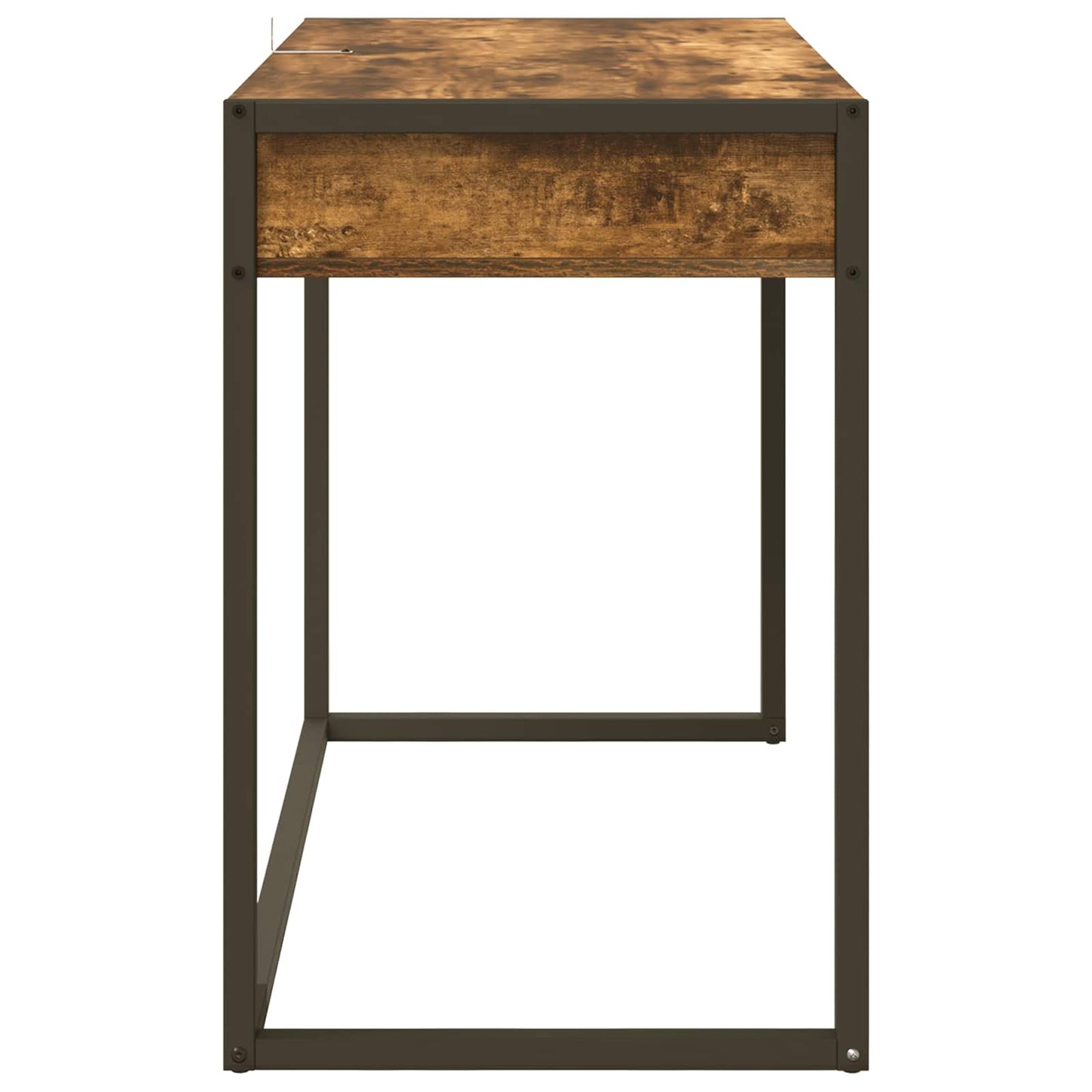 Skrivebord med lagring Røyk Eik 100 x 50 x 75 cm Konstruert tre