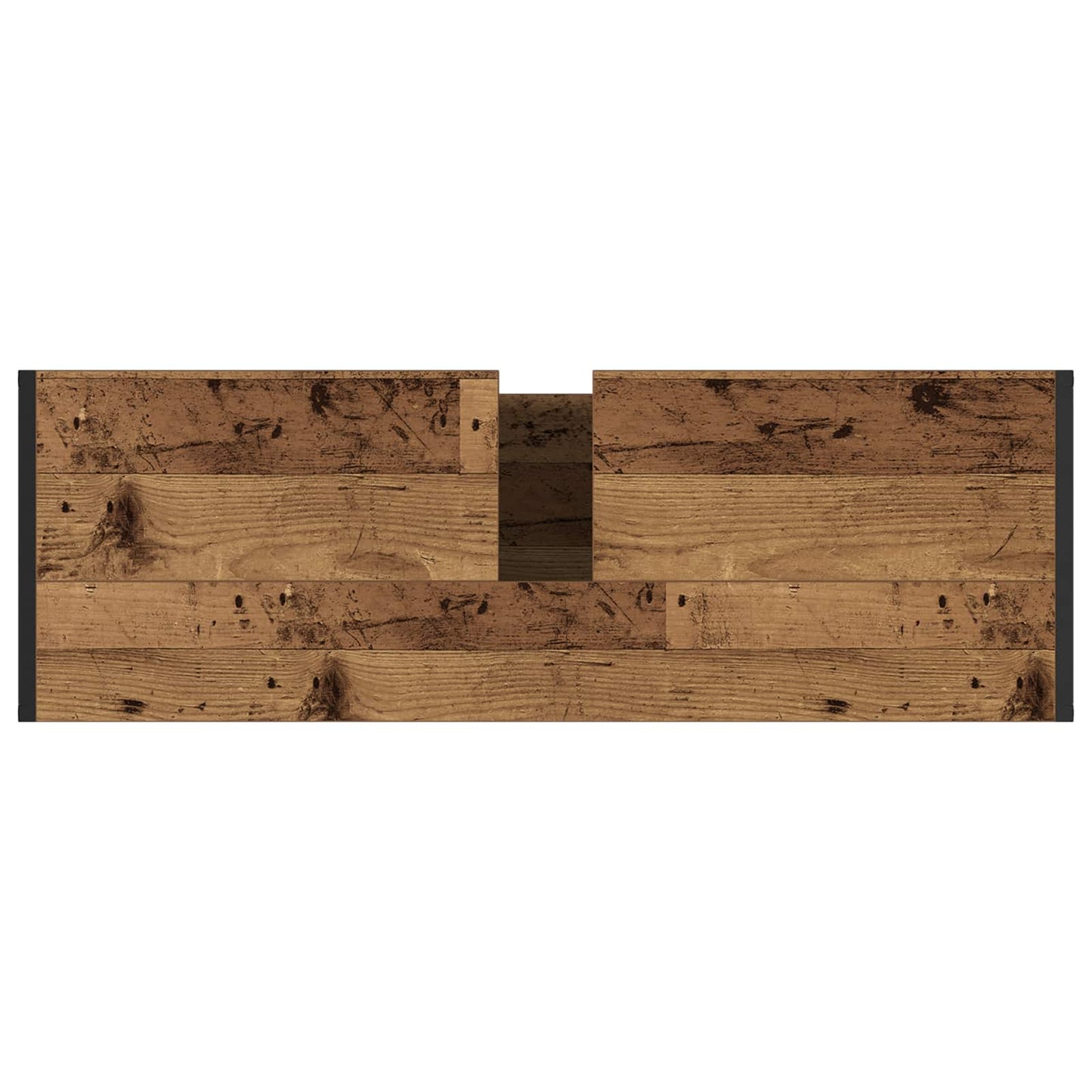 Baderomsskap med dør Gamle tre 90 x 30 x 60 cm Konstruert tre