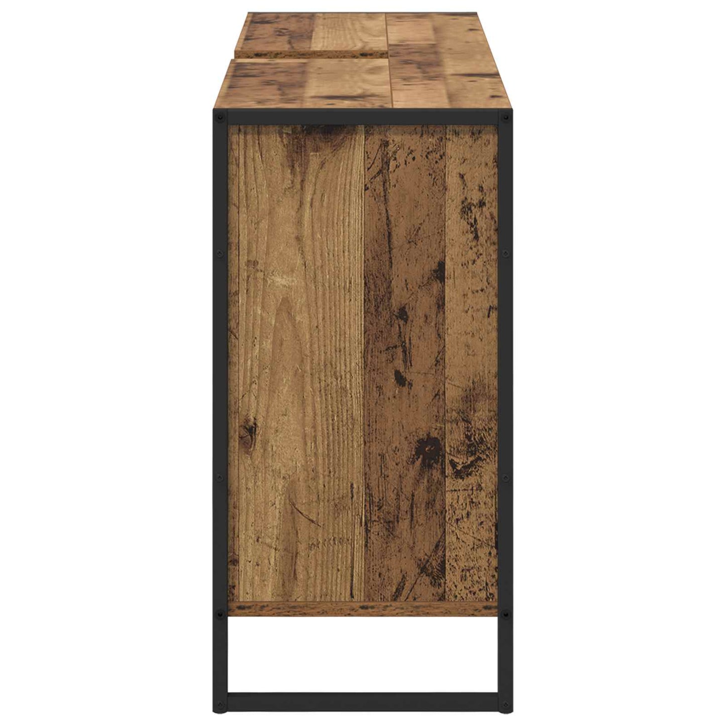 Baderomsskap med dør Gamle tre 60 x 30 x 60 cm Konstruert tre