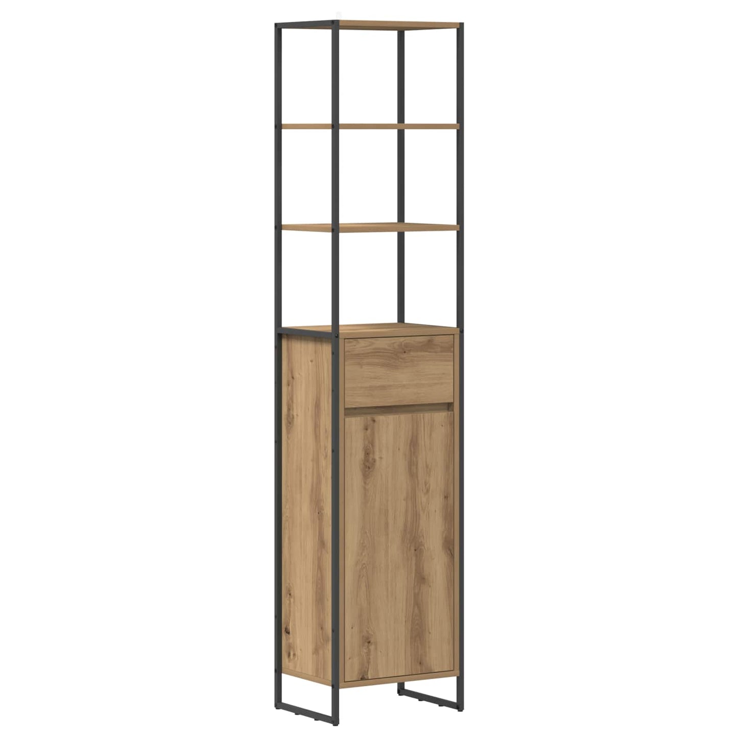 Baderomsskap Kunstnerisk Eik 40 x 30 x 180 cm Konstruert tre
