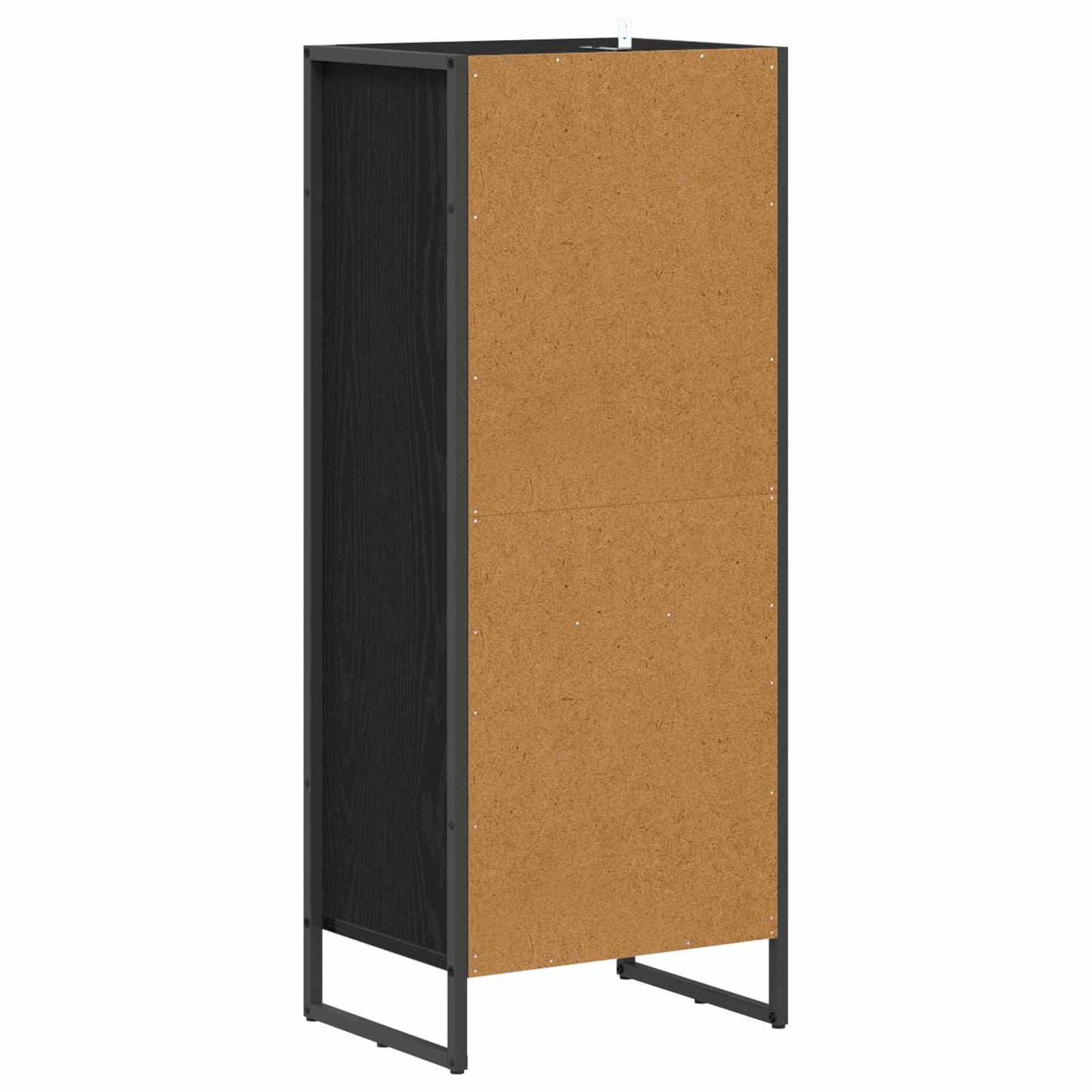 Baderomsskap med dør Svart Eik 40 x 30 x 100 cm Konstruert tre