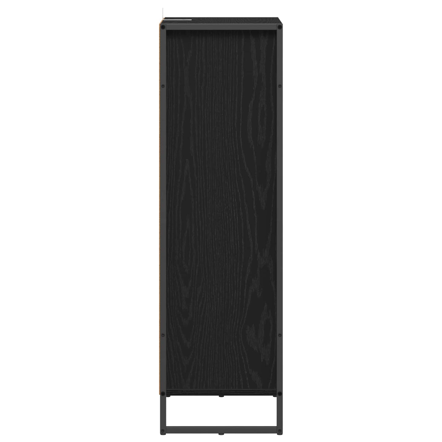 Baderomsskap med dør Svart Eik 40 x 30 x 100 cm Konstruert tre