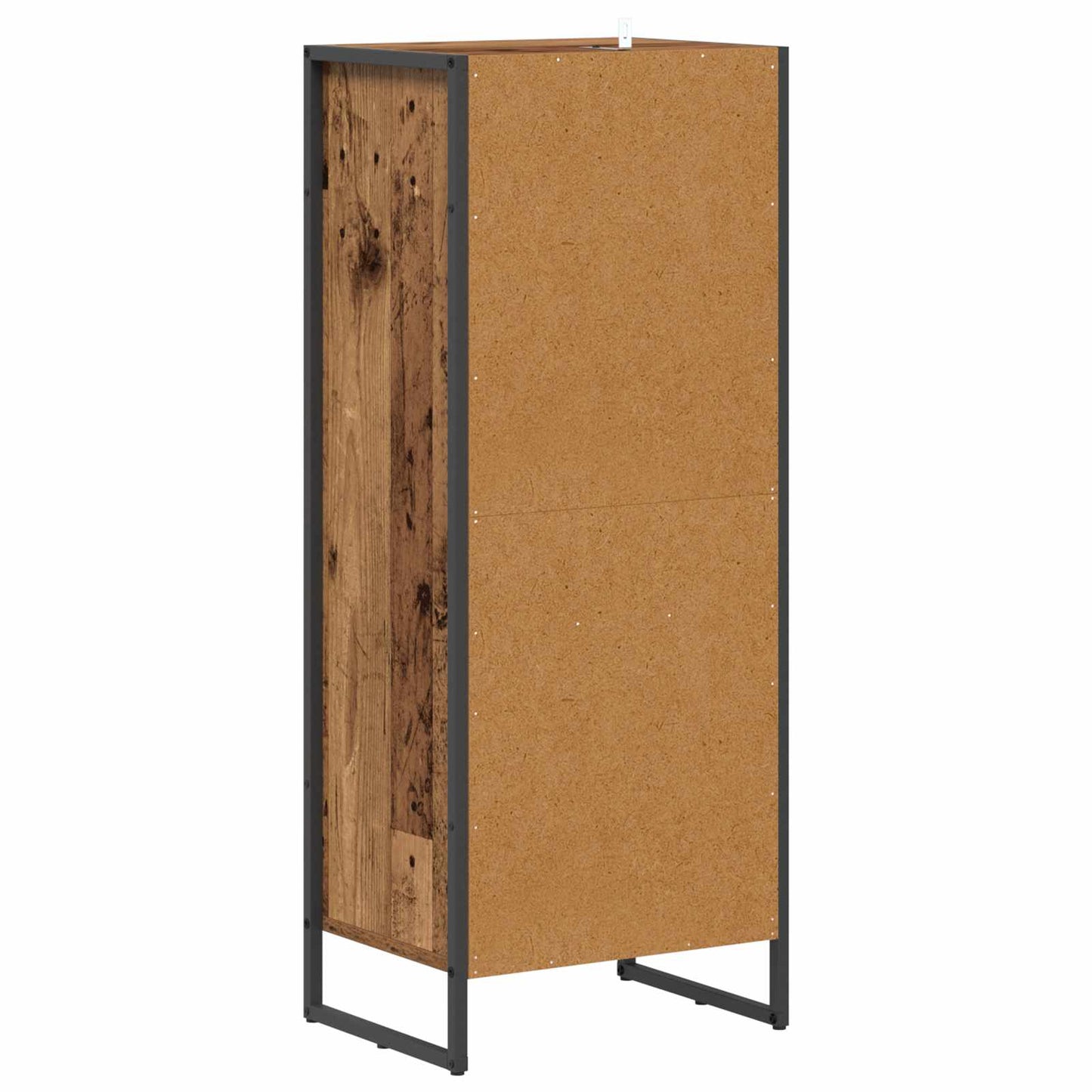 Baderomsskap med dør Gamle tre 40 x 30 x 100 cm Konstruert tre