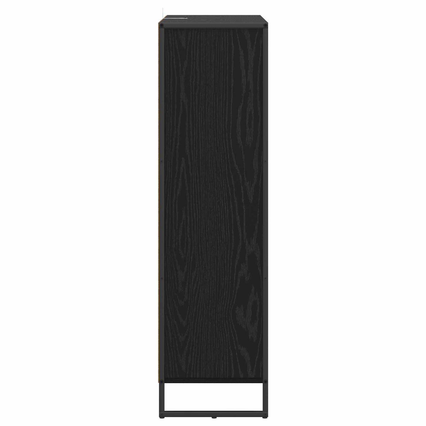 Bokskap Svart Eik 99,5 x 30 x 108,5 cm Konstruert tre