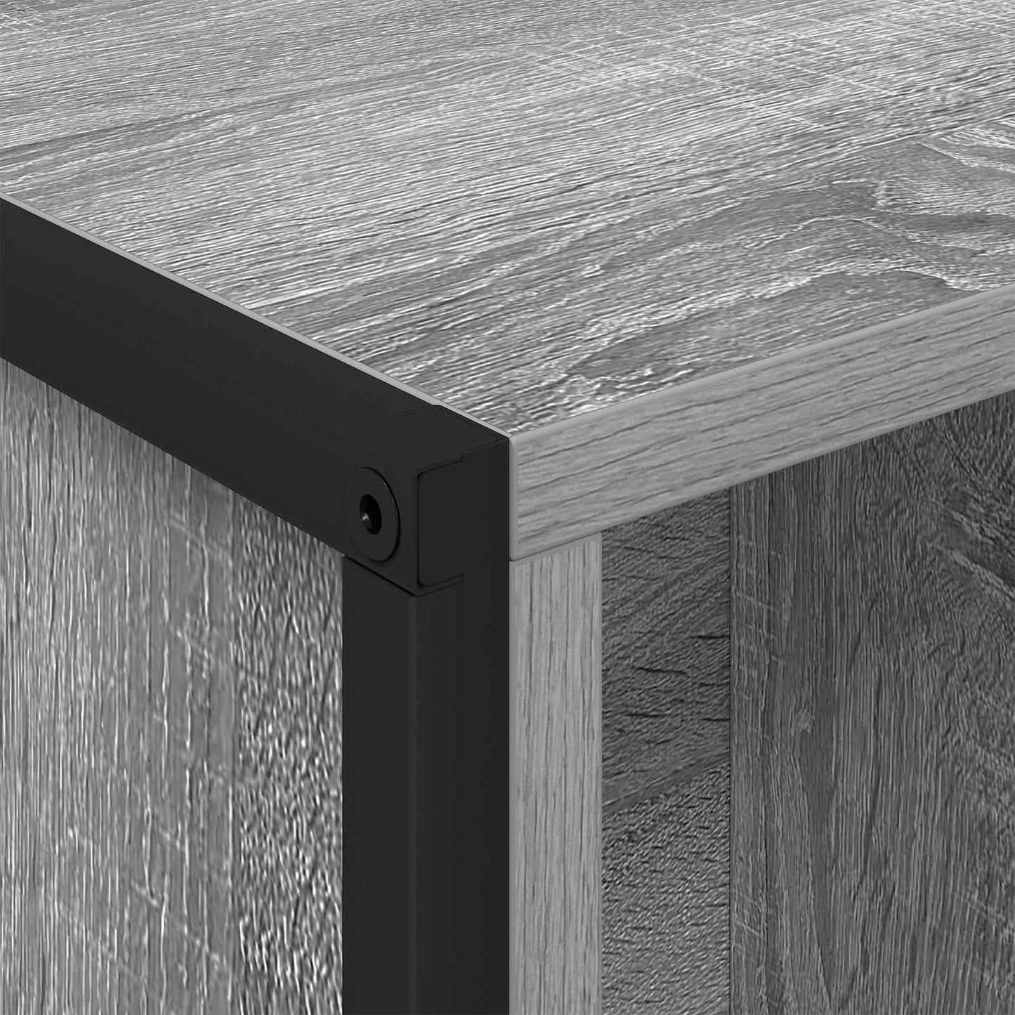Bokskap Grå Sonoma 99,5 x 30 x 108,5 cm Konstruert tre