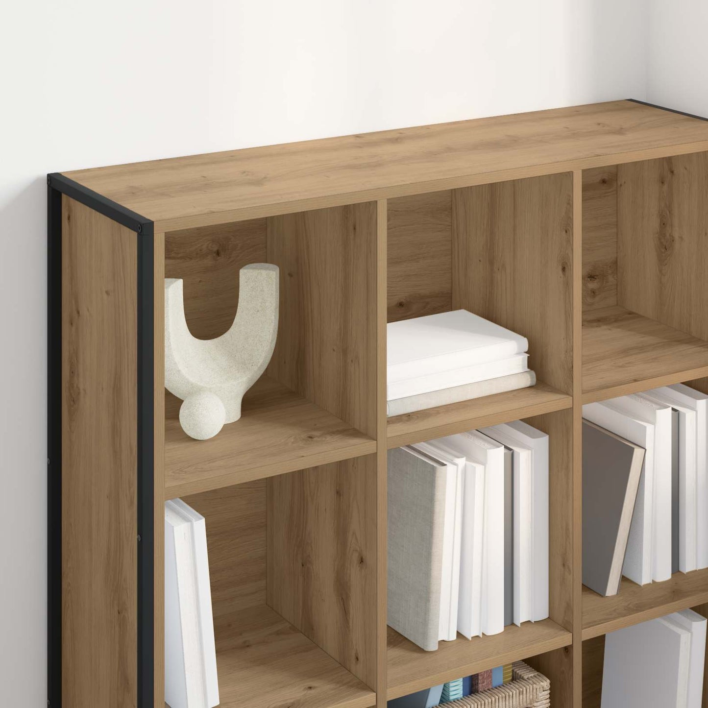 Bokskap Kunstnerisk Eik 99,5 x 30 x 108,5 cm Konstruert tre