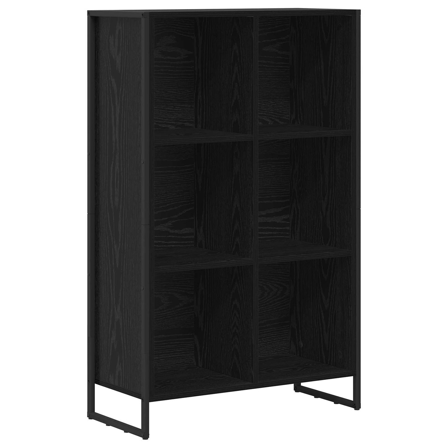Bokskap Svart Eik 99,5 x 30 x 108,5 cm Konstruert tre