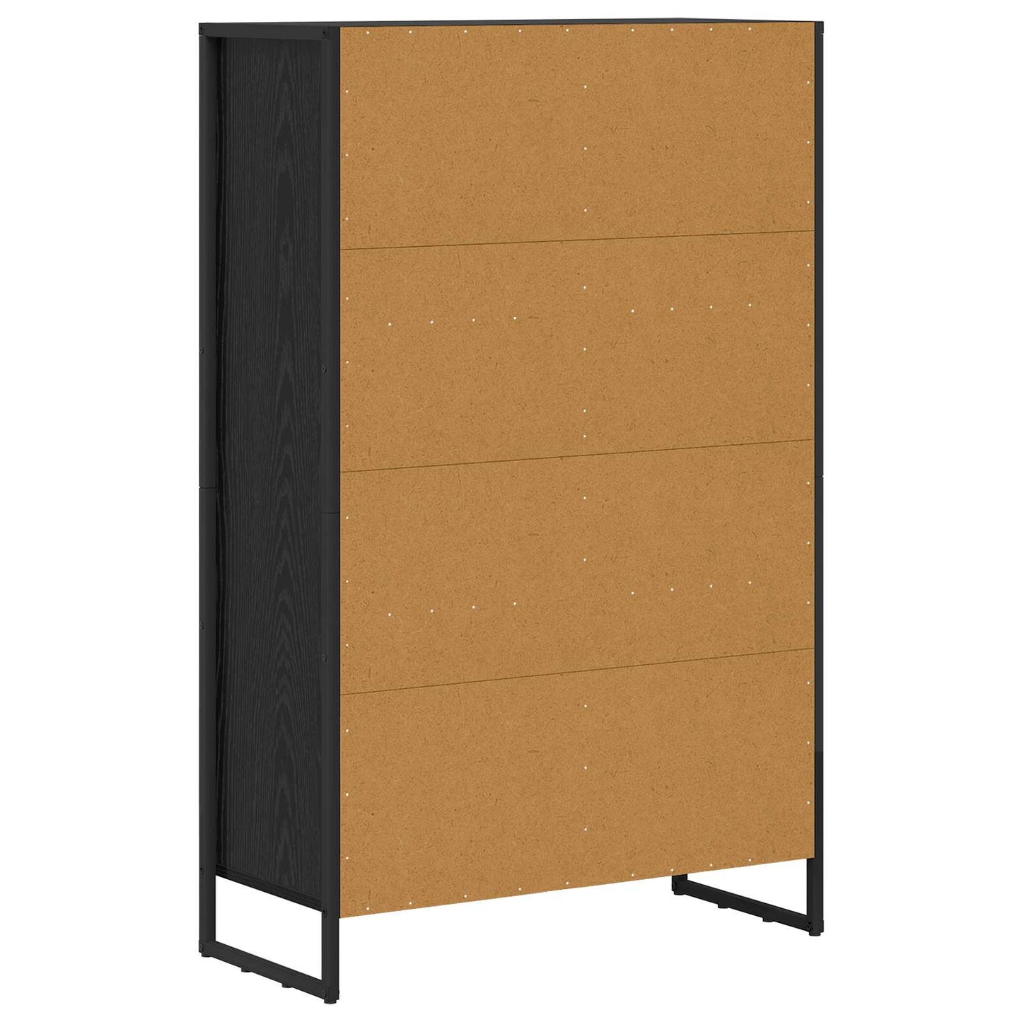 Bokskap Svart Eik 99,5 x 30 x 108,5 cm Konstruert tre