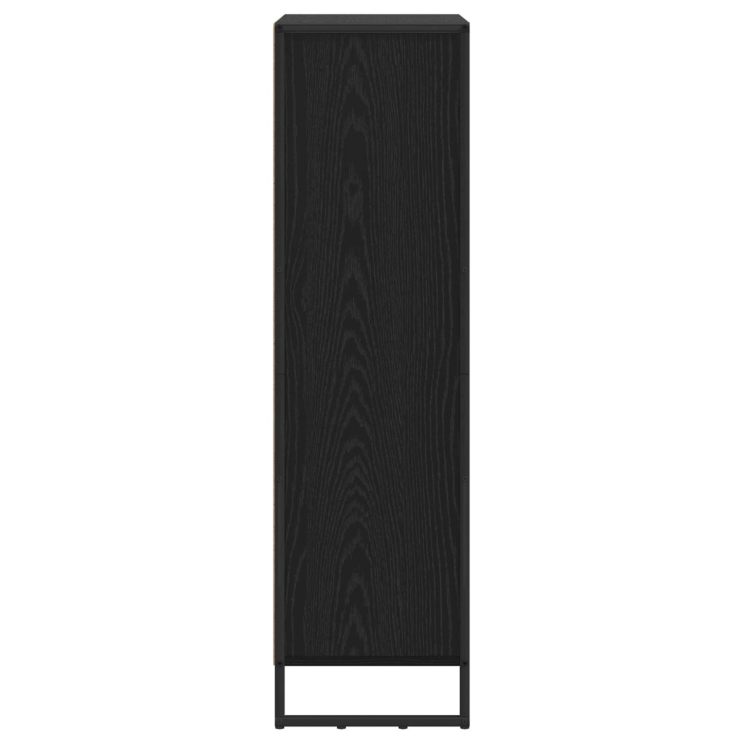 Bokskap Svart Eik 99,5 x 30 x 108,5 cm Konstruert tre