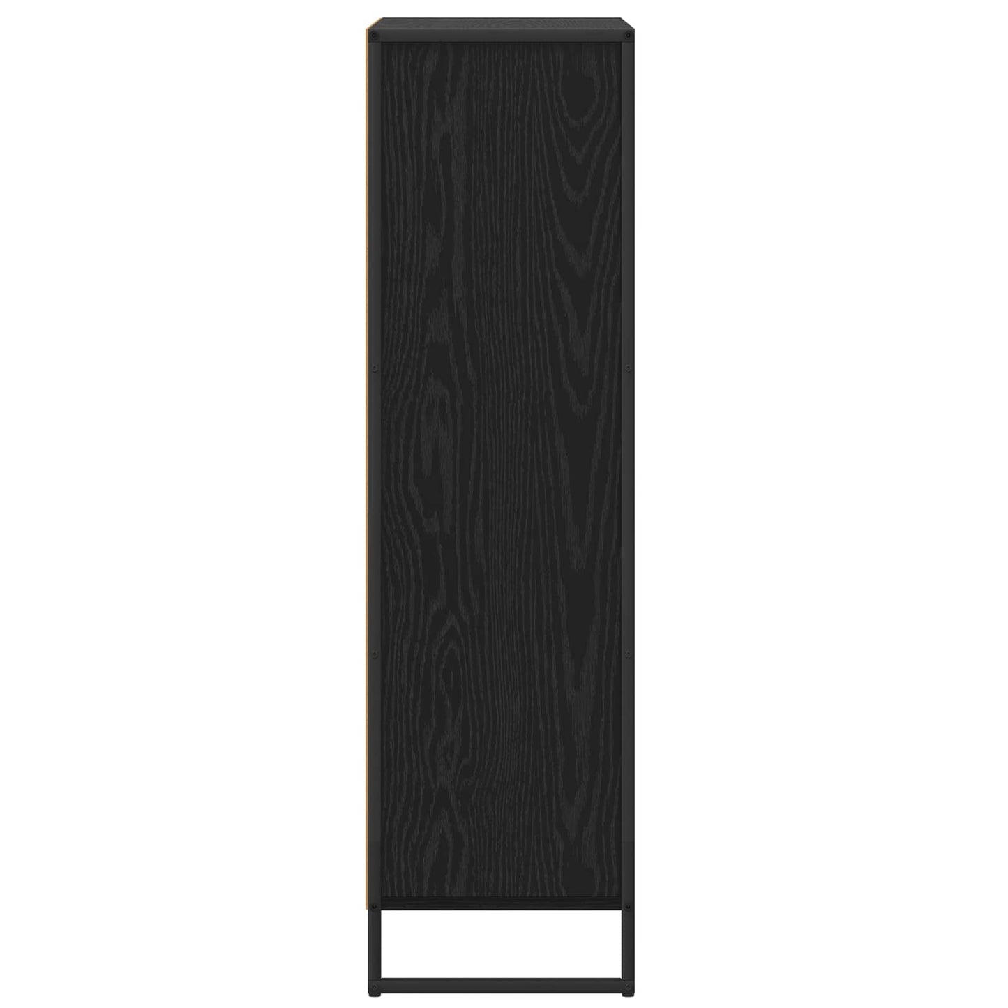 Bokskap Svart Eik 68 x 30 x 108.5 cm Konstruert tre