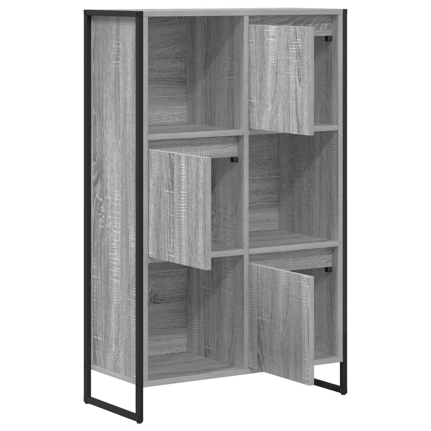 Bokskap Grå Sonoma 68 x 30 x 108.5 cm Konstruert tre