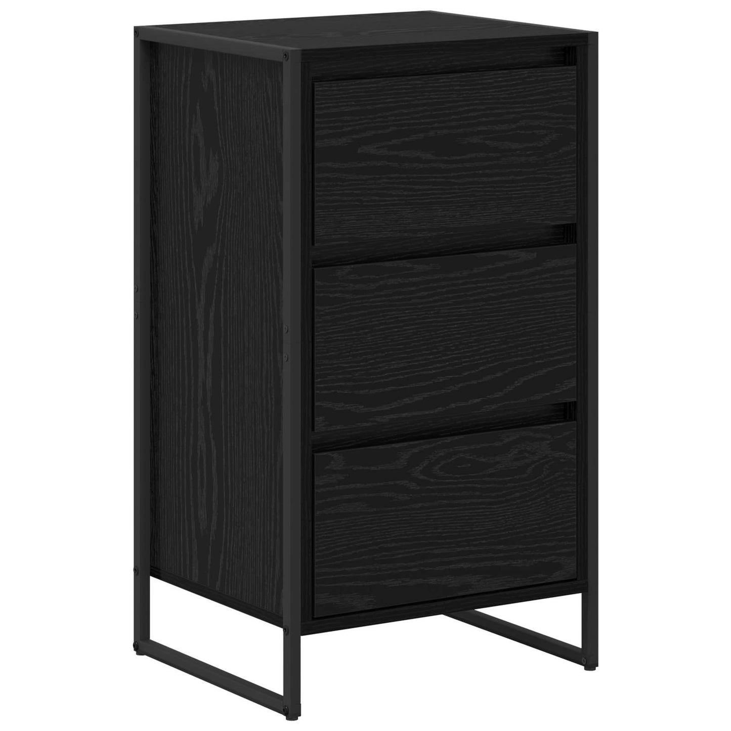Serviesskap Svart Eik 42 x 36 x 75.5 cm Konstruert tre