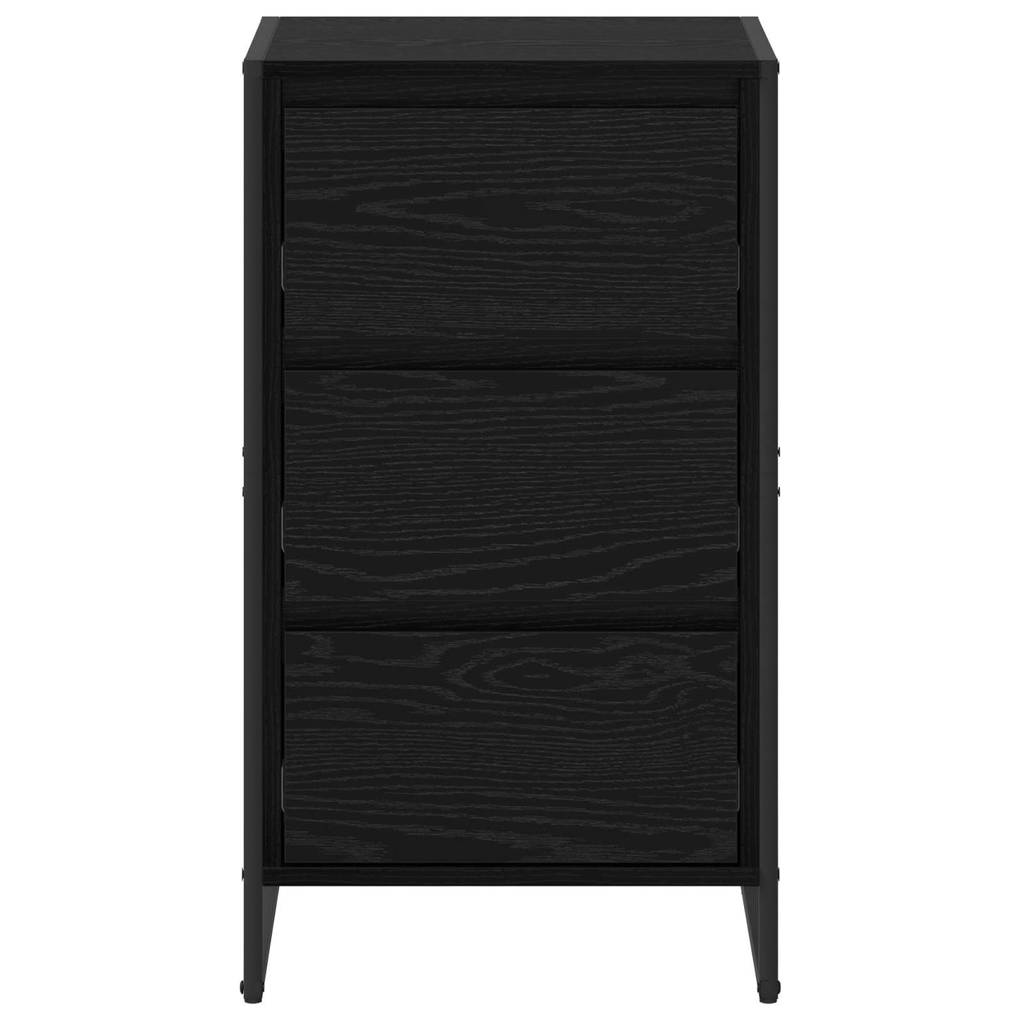 Serviesskap Svart Eik 42 x 36 x 75.5 cm Konstruert tre