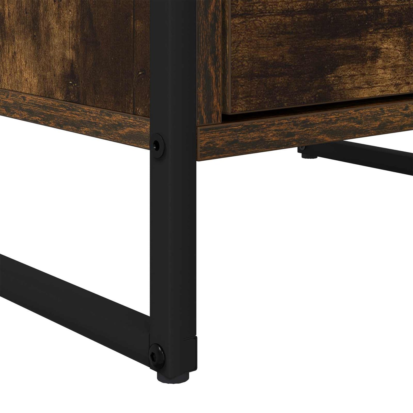 Serviesskap med skuff Røyk Eik 42 x 36 x 75.5 cm Konstruert tre