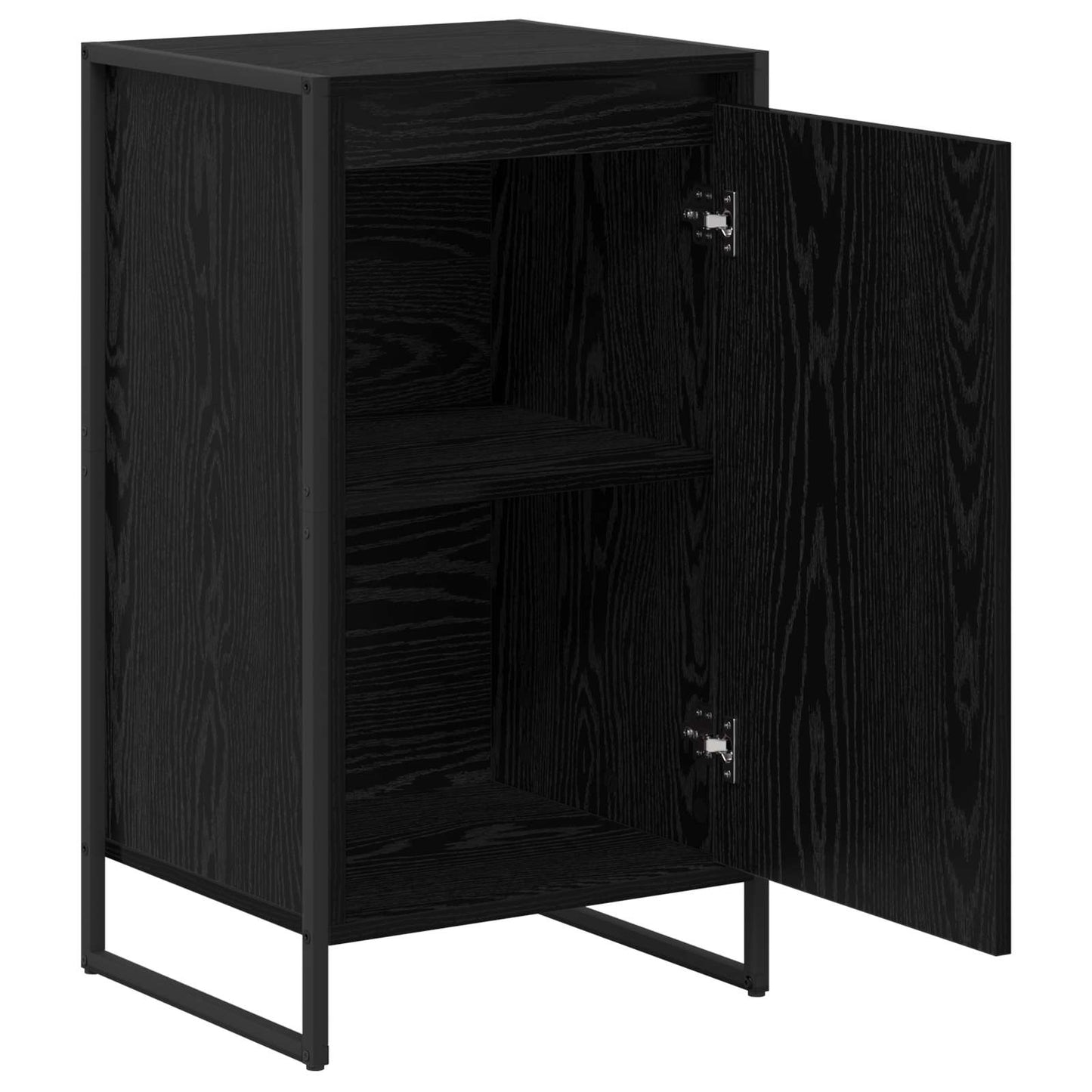 Serviesskap Svart Eik 43 x 36 x 75,5 cm Konstruert tre