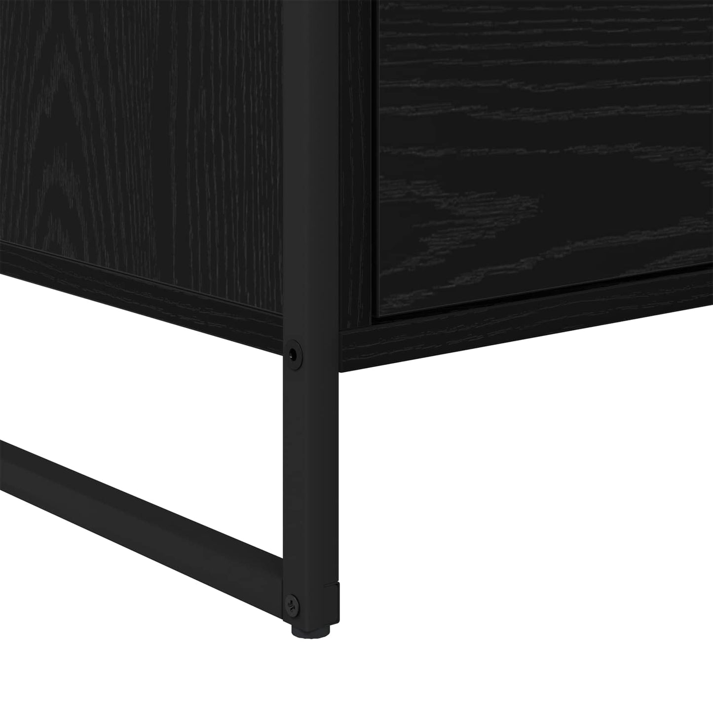 Serviesskap Svart Eik 79 x 36 x 75.5 cm Konstruert tre