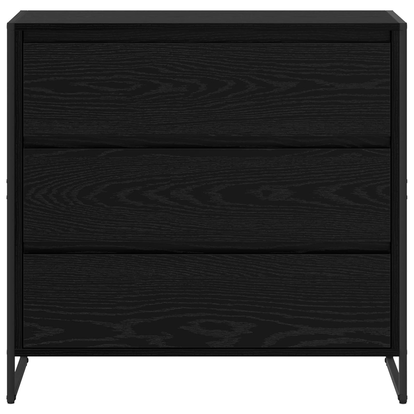 Serviesskap Svart Eik 79 x 36 x 75.5 cm Konstruert tre