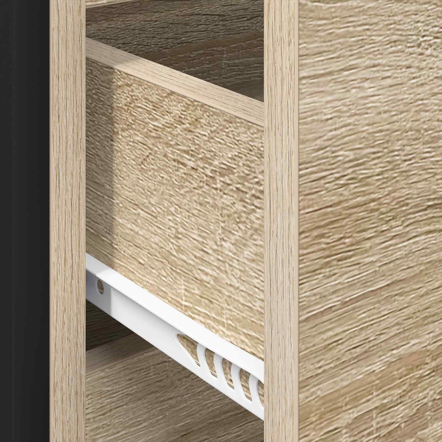 Serviesskap med skuff Sonoma 79 x 36 x 75.5 cm Konstruert tre