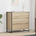 Serviesskap med skuff Sonoma 79 x 36 x 75.5 cm Konstruert tre
