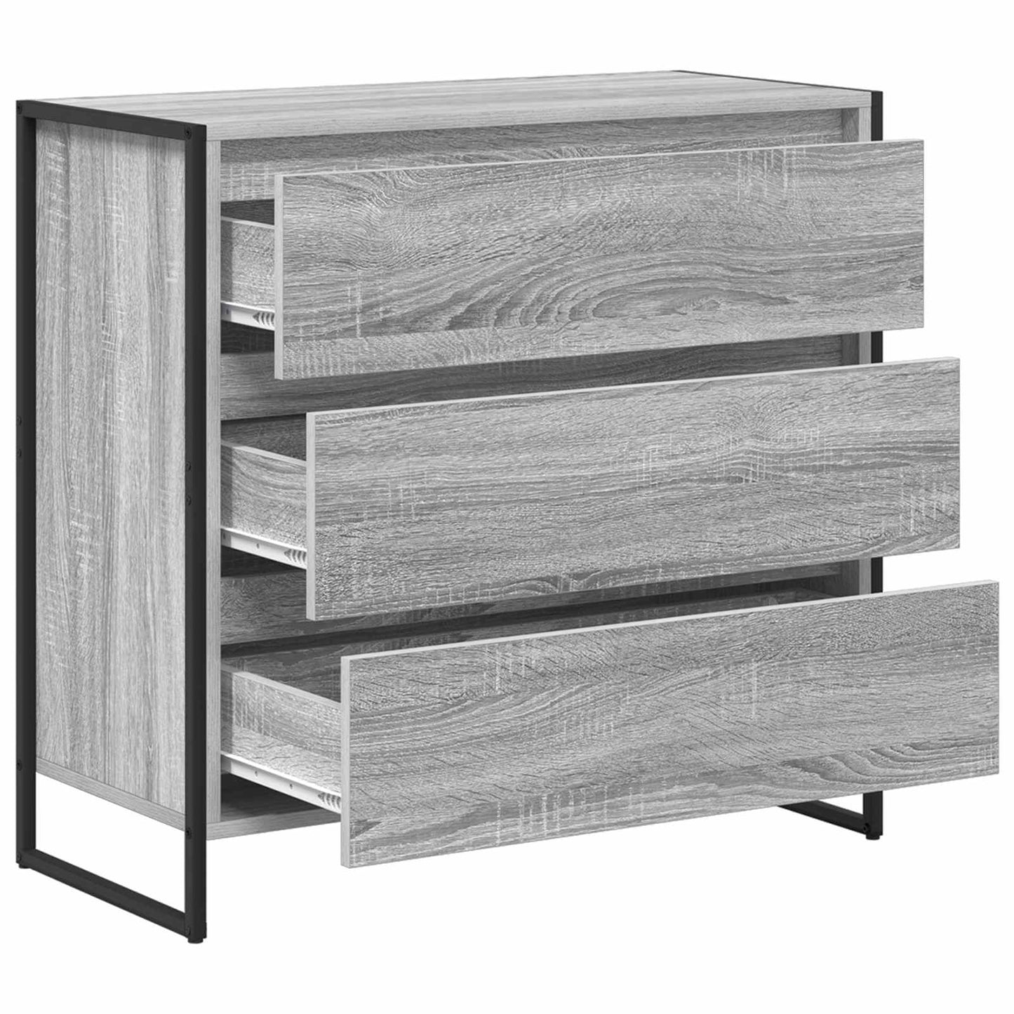 Serviesskap Grå Sonoma 79 x 36 x 75.5 cm Konstruert tre