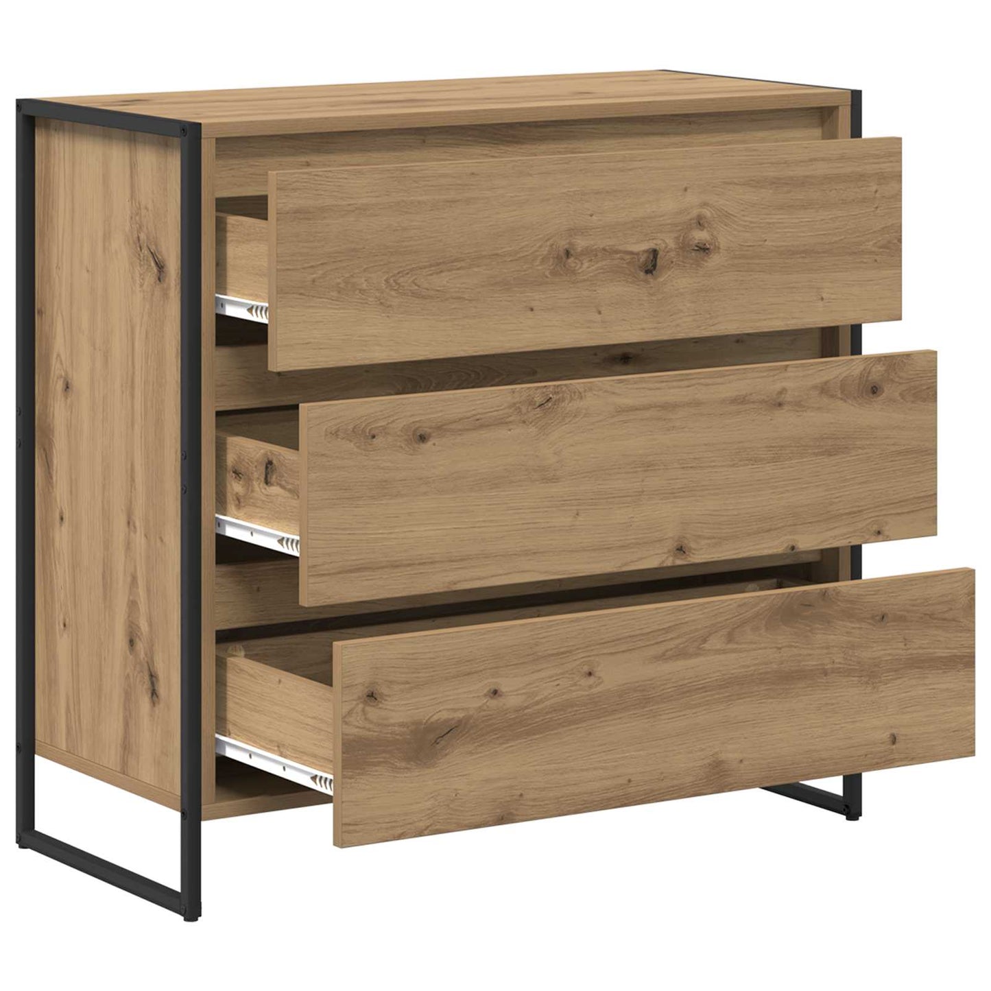 Serviesskap Kunstnerisk Eik 79 x 36 x 75.5 cm Konstruert tre