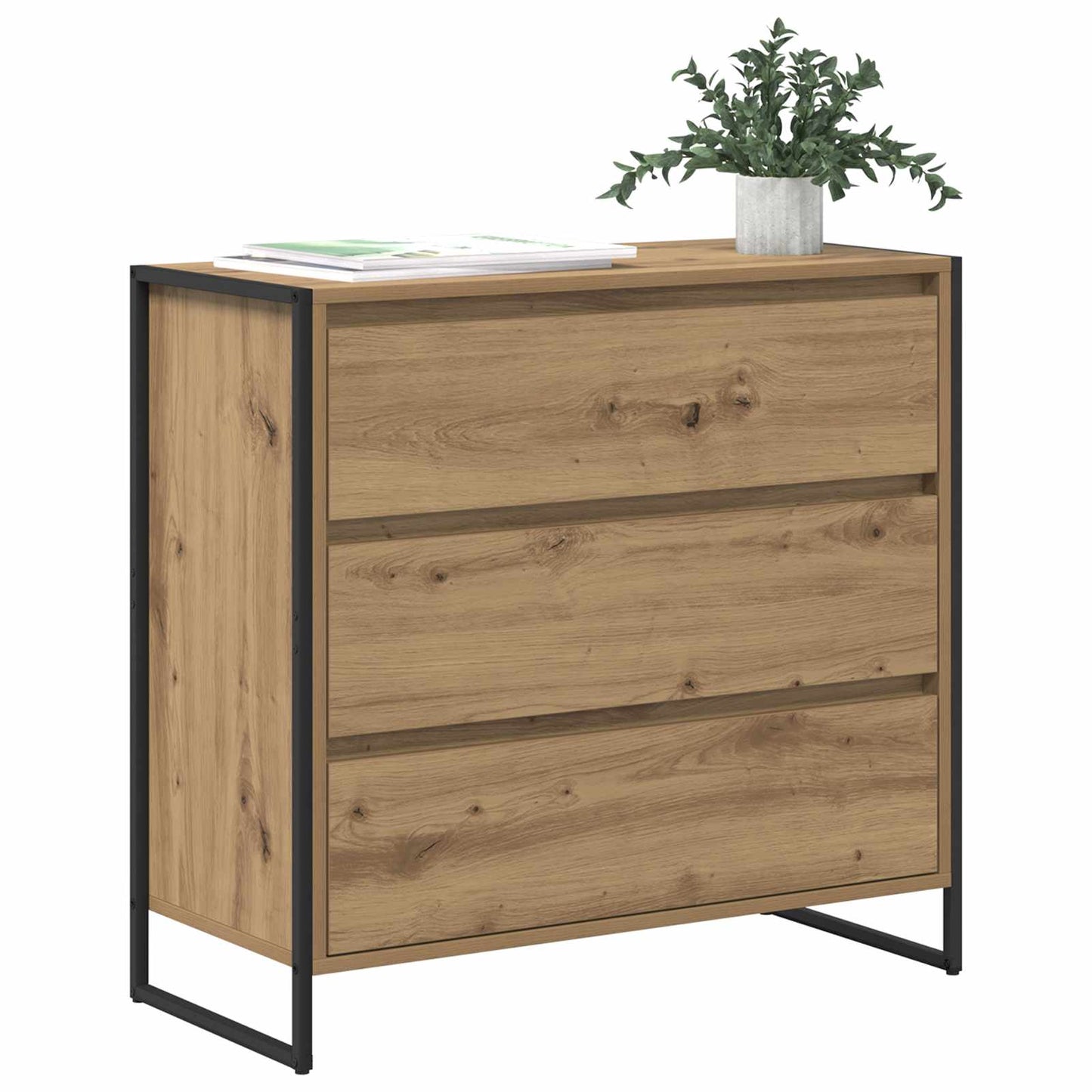 Serviesskap Kunstnerisk Eik 79 x 36 x 75.5 cm Konstruert tre