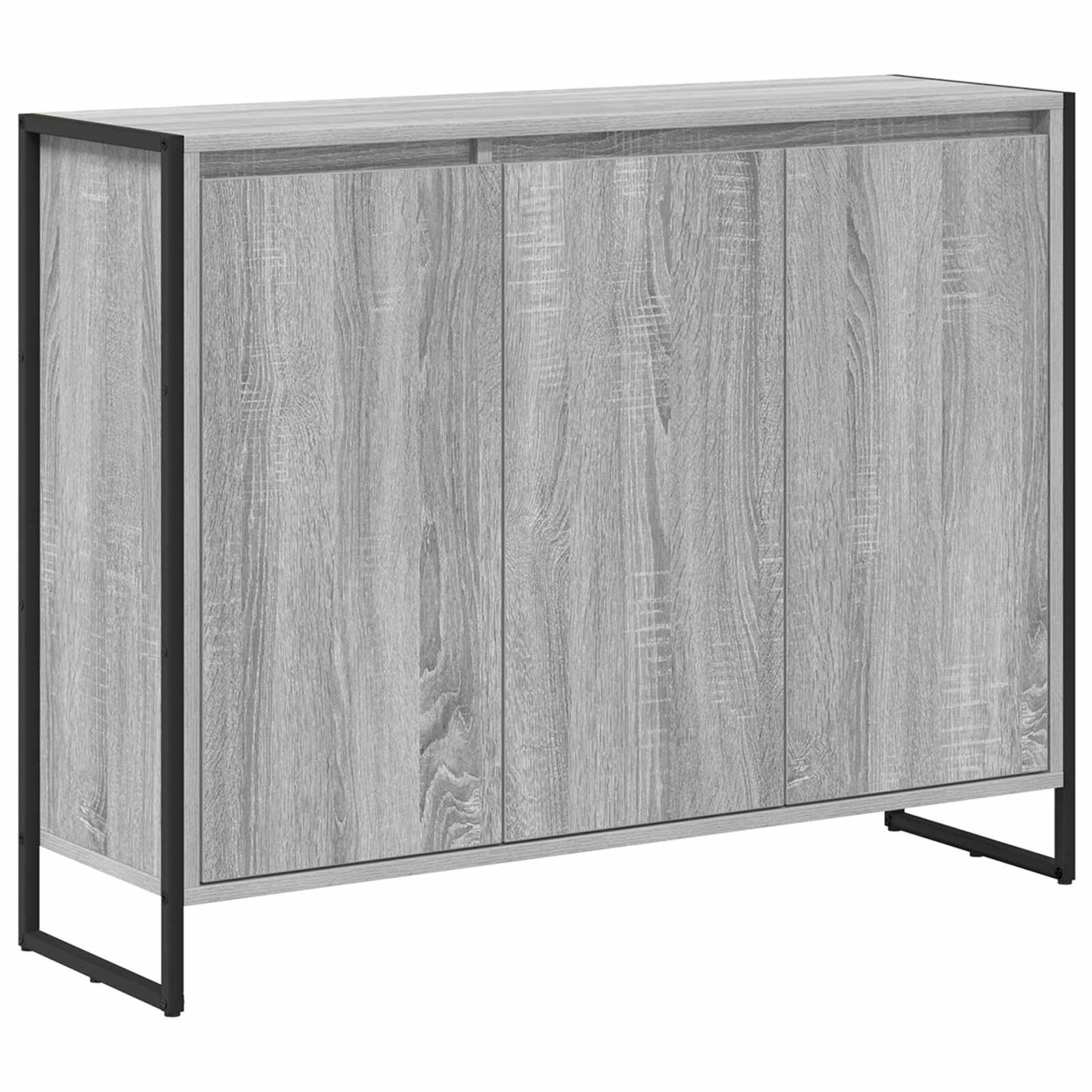 Sideskap Grå Sonoma 96,5 x 30 x 75 cm Konstruert tre
