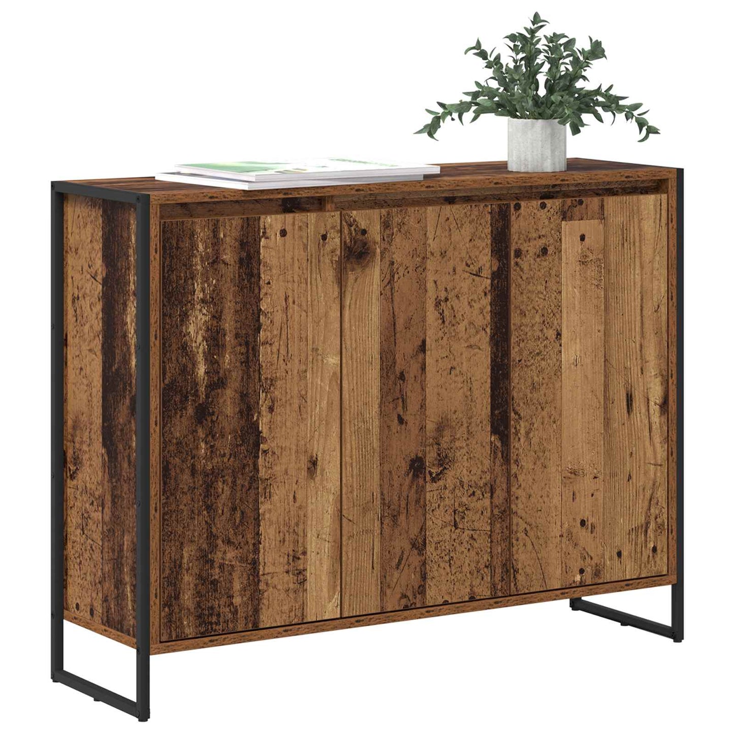 Sideskap Gamle tre 96,5 x 30 x 75 cm Konstruert tre