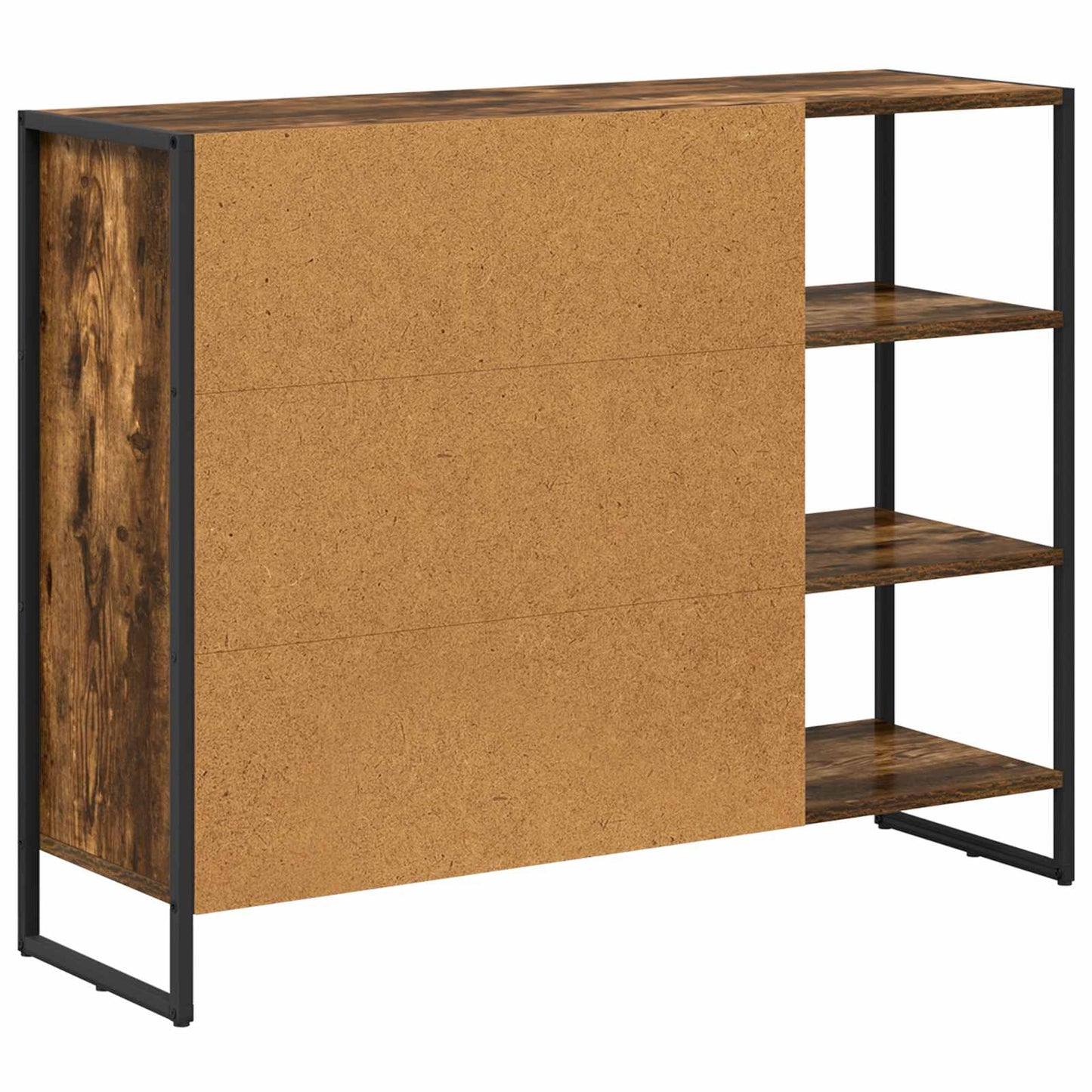 Sideskap Røyk Eik 96.5 x 30 x 75 cm Konstruert tre