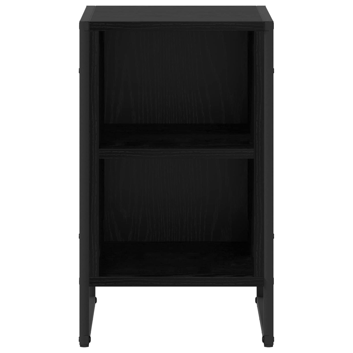 Nattbord Svart Eik 39.5 x 30 x 50 cm Konstruert tre