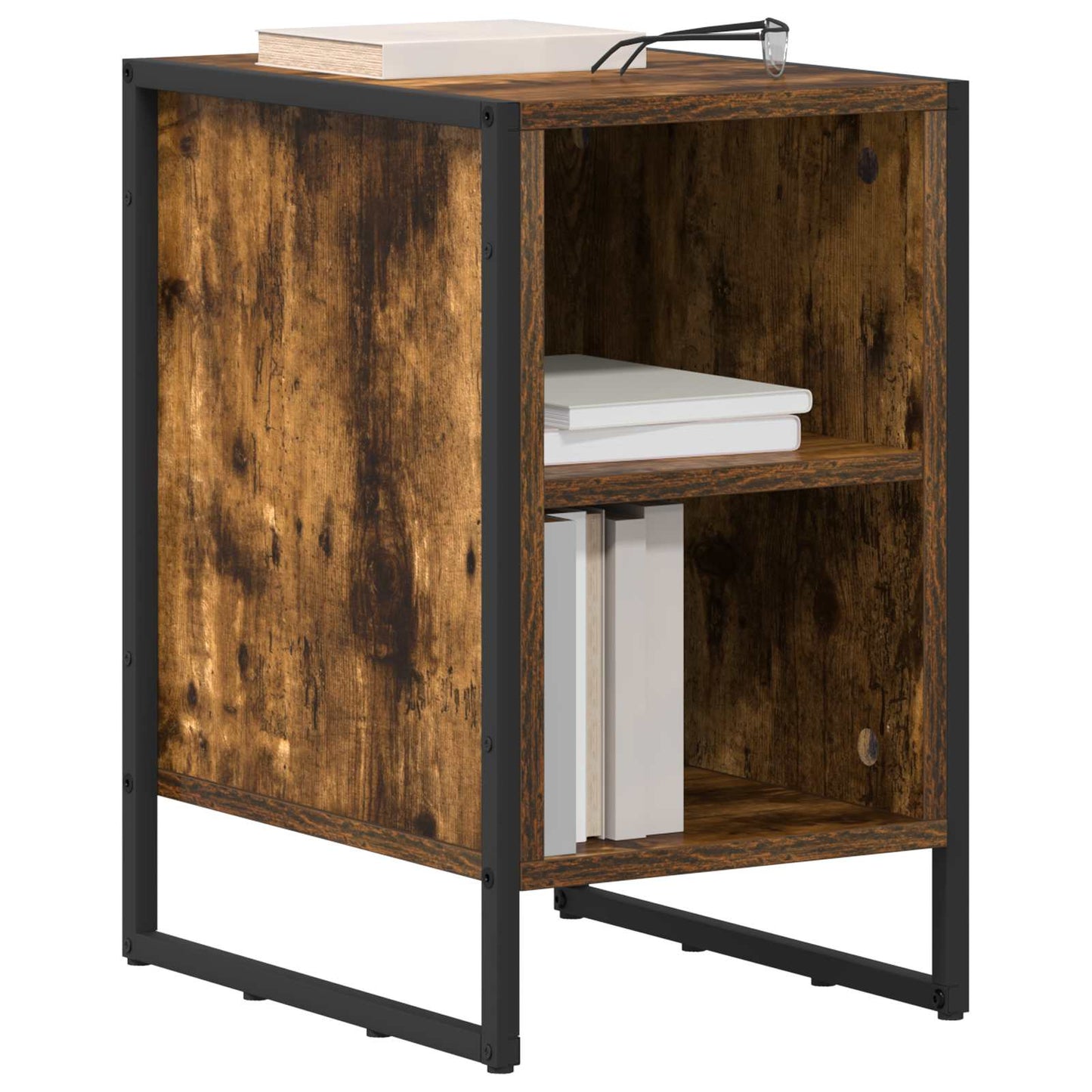 Nattbord Røyk Eik 39.5 x 30 x 50 cm Konstruert tre