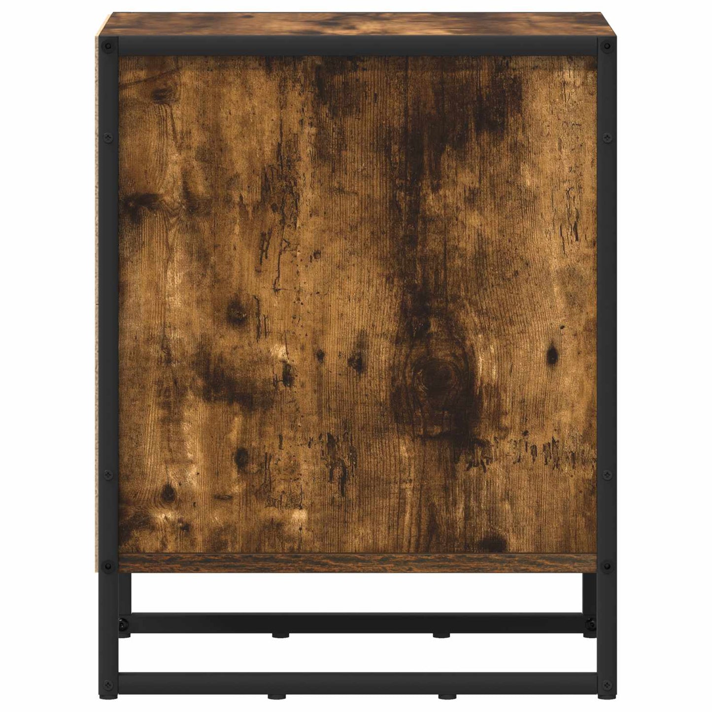 Nattbord 2 pcs Røyk Eik 39.5 x 30 x 50 cm Konstruert tre